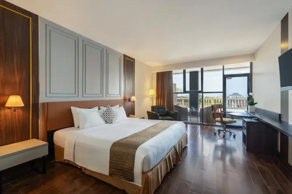 Bed in Merapi Merbabu Hotel Yogyakarta Powered by Archipelago Bed in Merapi Merbabu Hotel Yogyakarta Powered by Archipelago