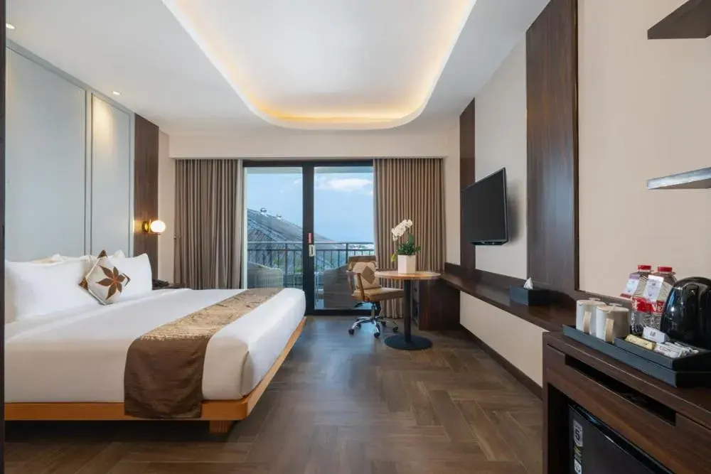 Bed in Merapi Merbabu Hotel Yogyakarta Powered by Archipelago Bed in Merapi Merbabu Hotel Yogyakarta Powered by Archipelago