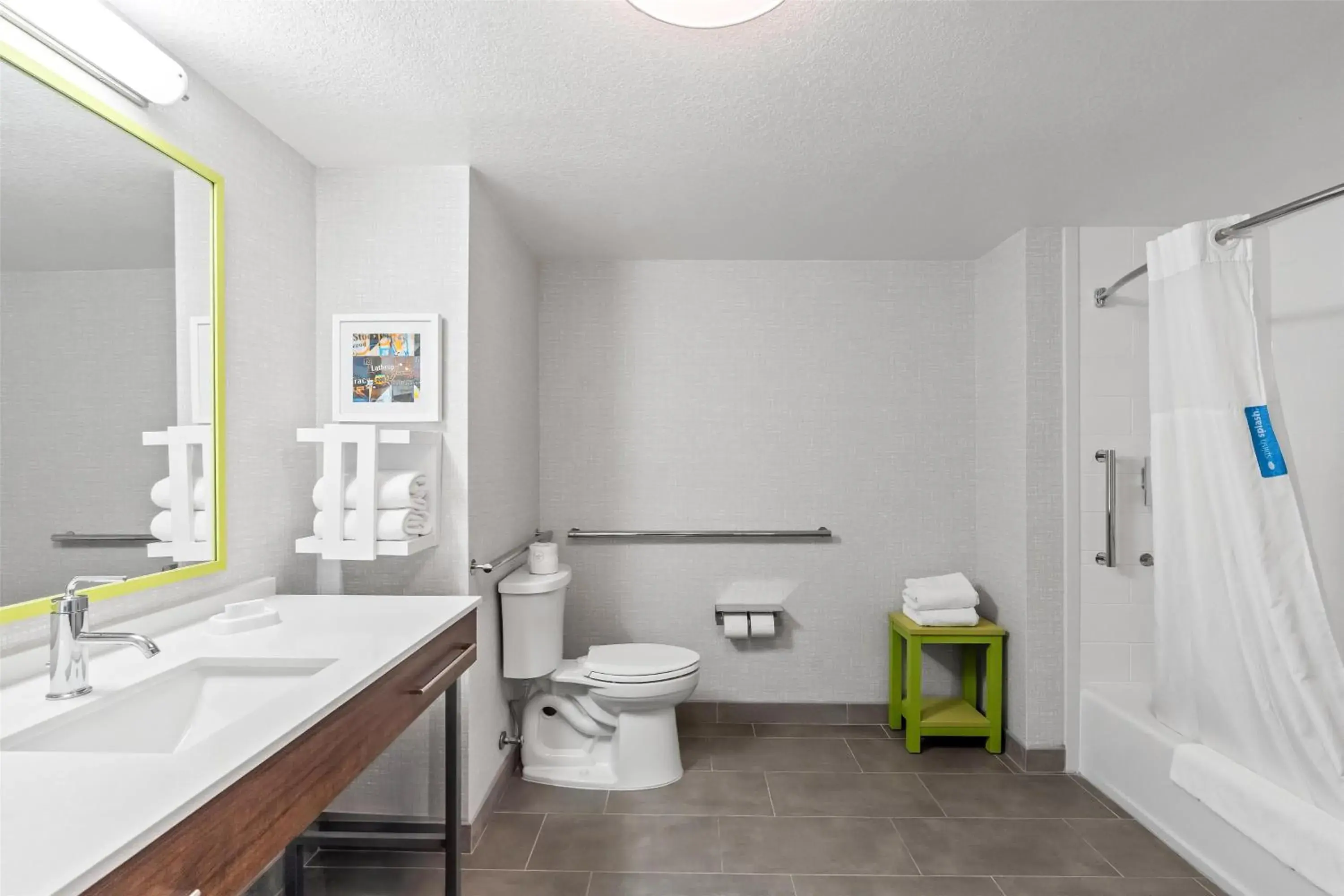 Bathroom in Hampton Inn & Suites Lathrop Bathroom in Hampton Inn & Suites Lathrop