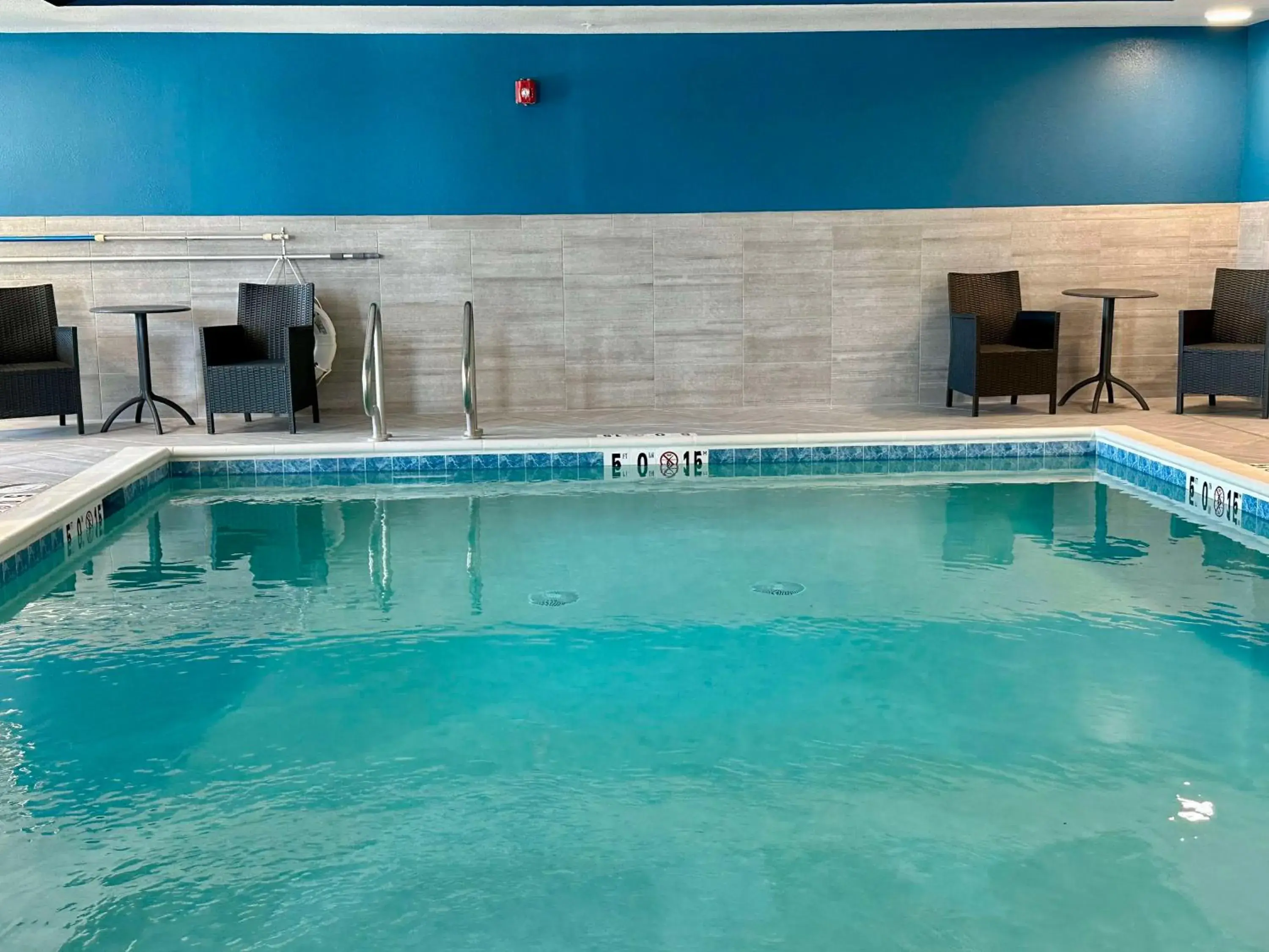 Pool view in Hampton Inn & Suites Lathrop Pool view in Hampton Inn & Suites Lathrop