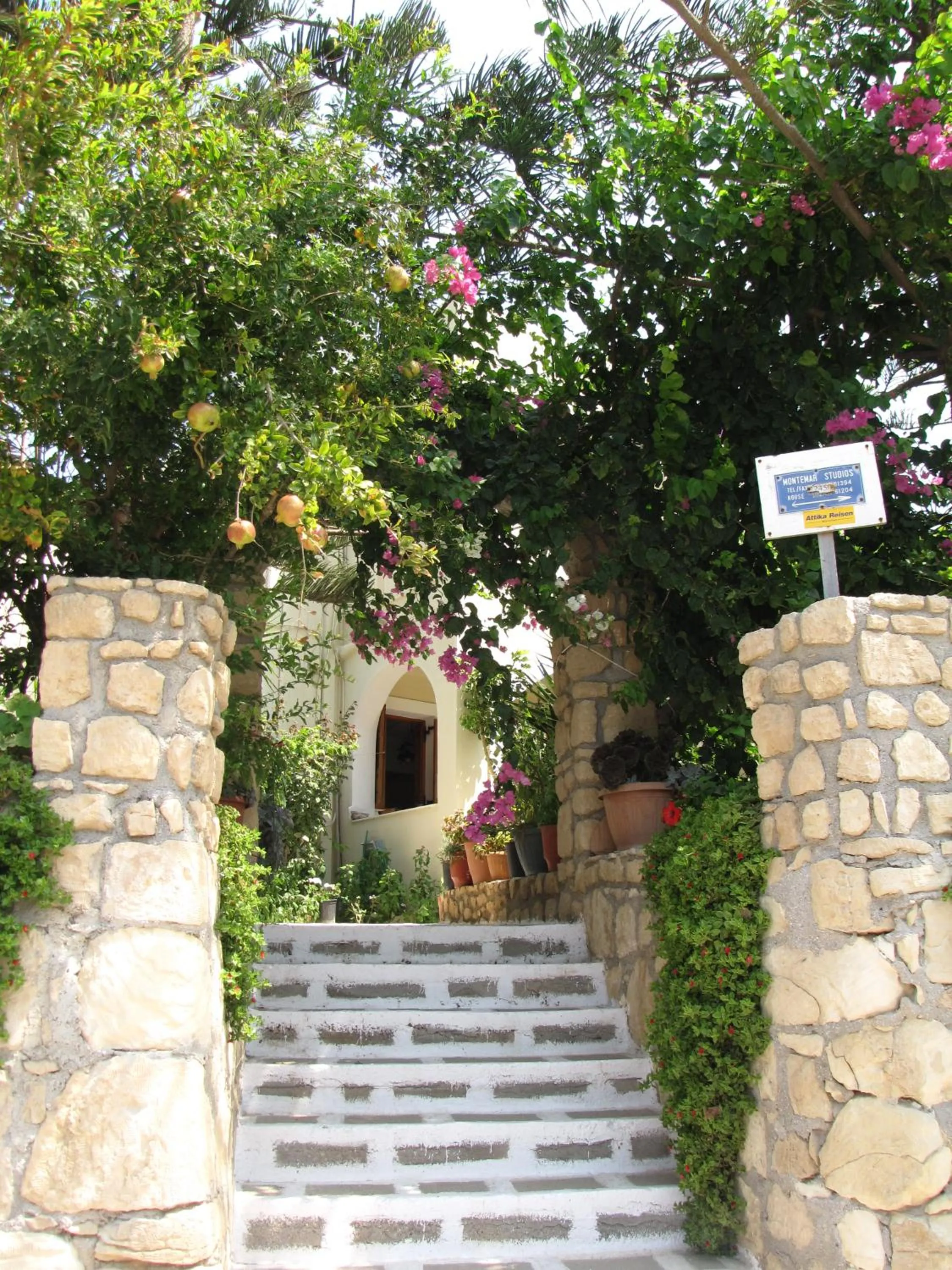 Facade/entrance in Montemar Studios & Apartments