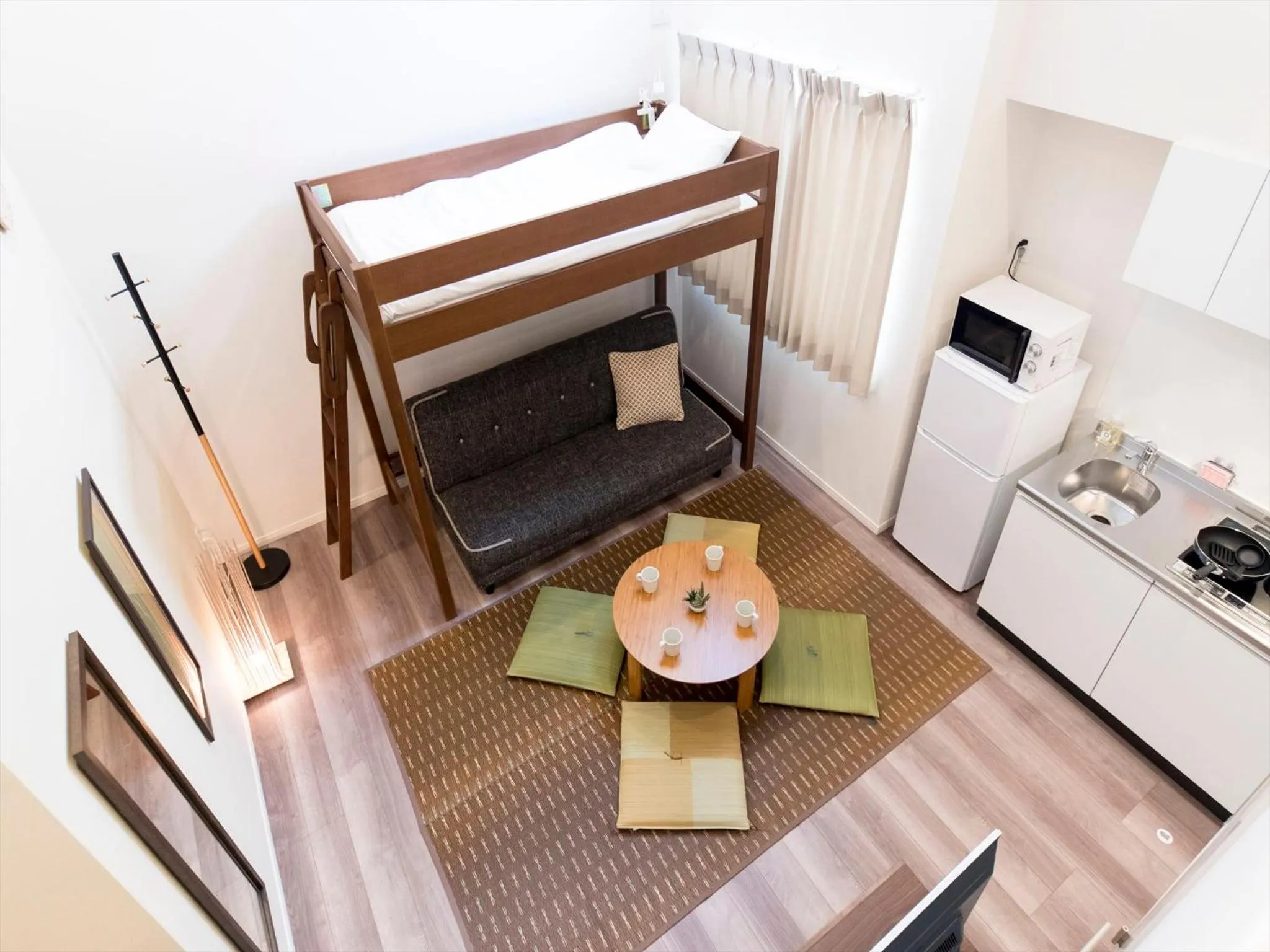 Living room in TRIP POD TOJIN-MACHI A