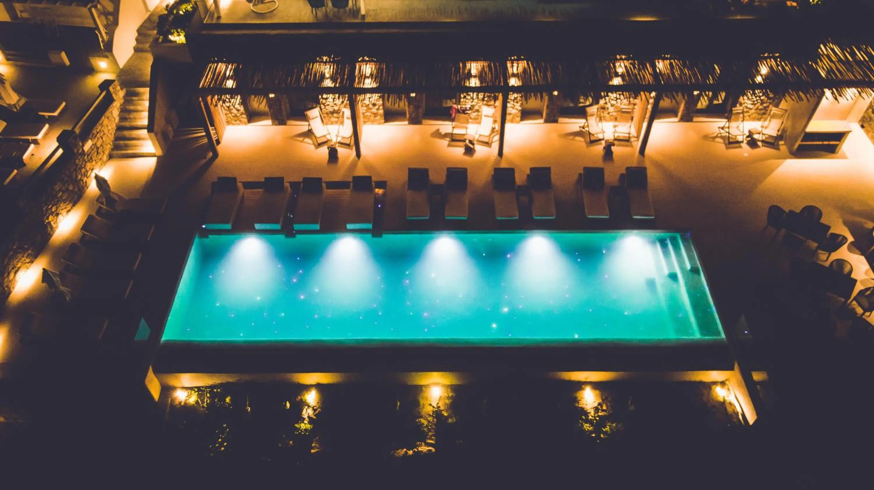 Swimming pool in Super Paradise Hotel