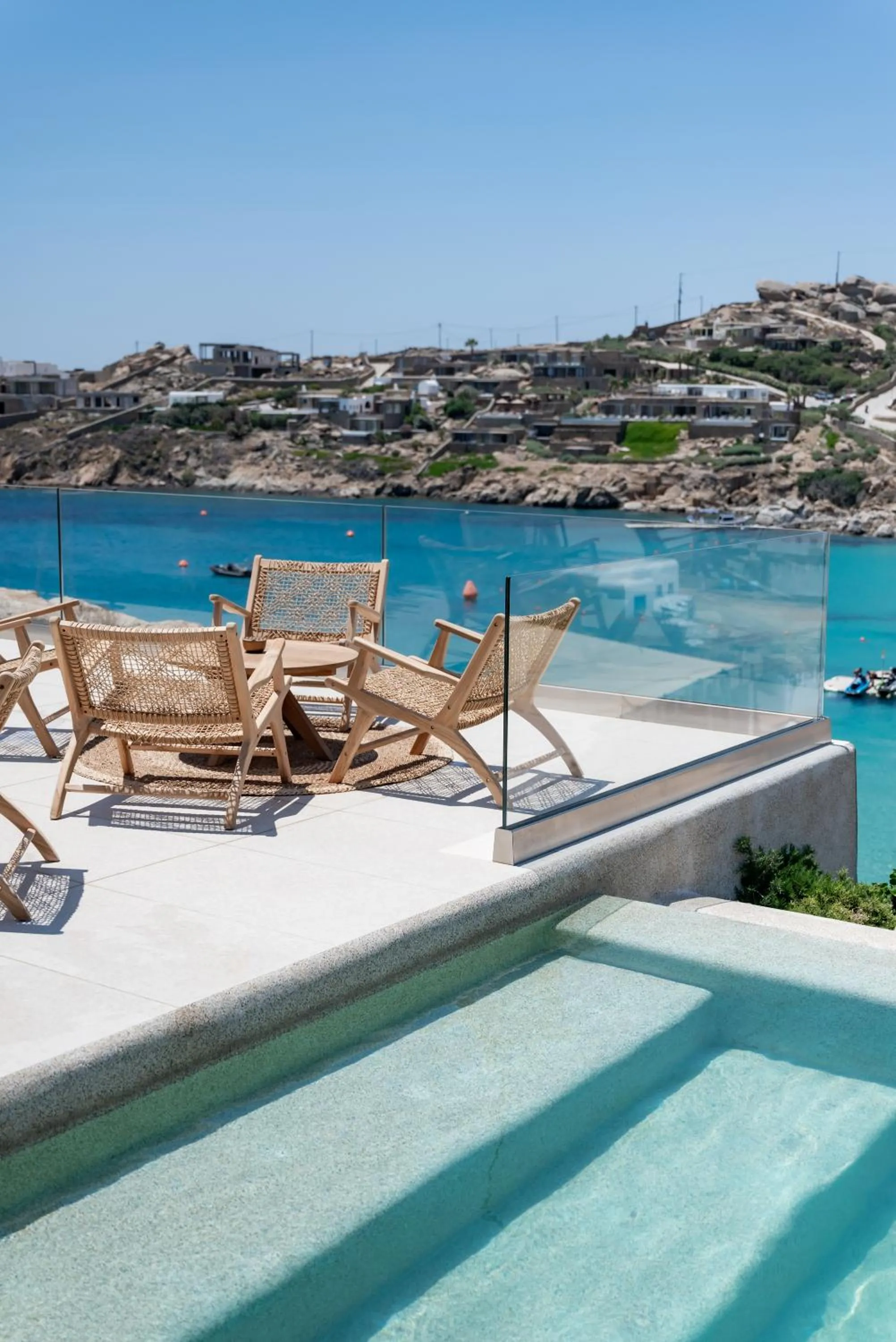 Swimming pool in Super Paradise Hotel