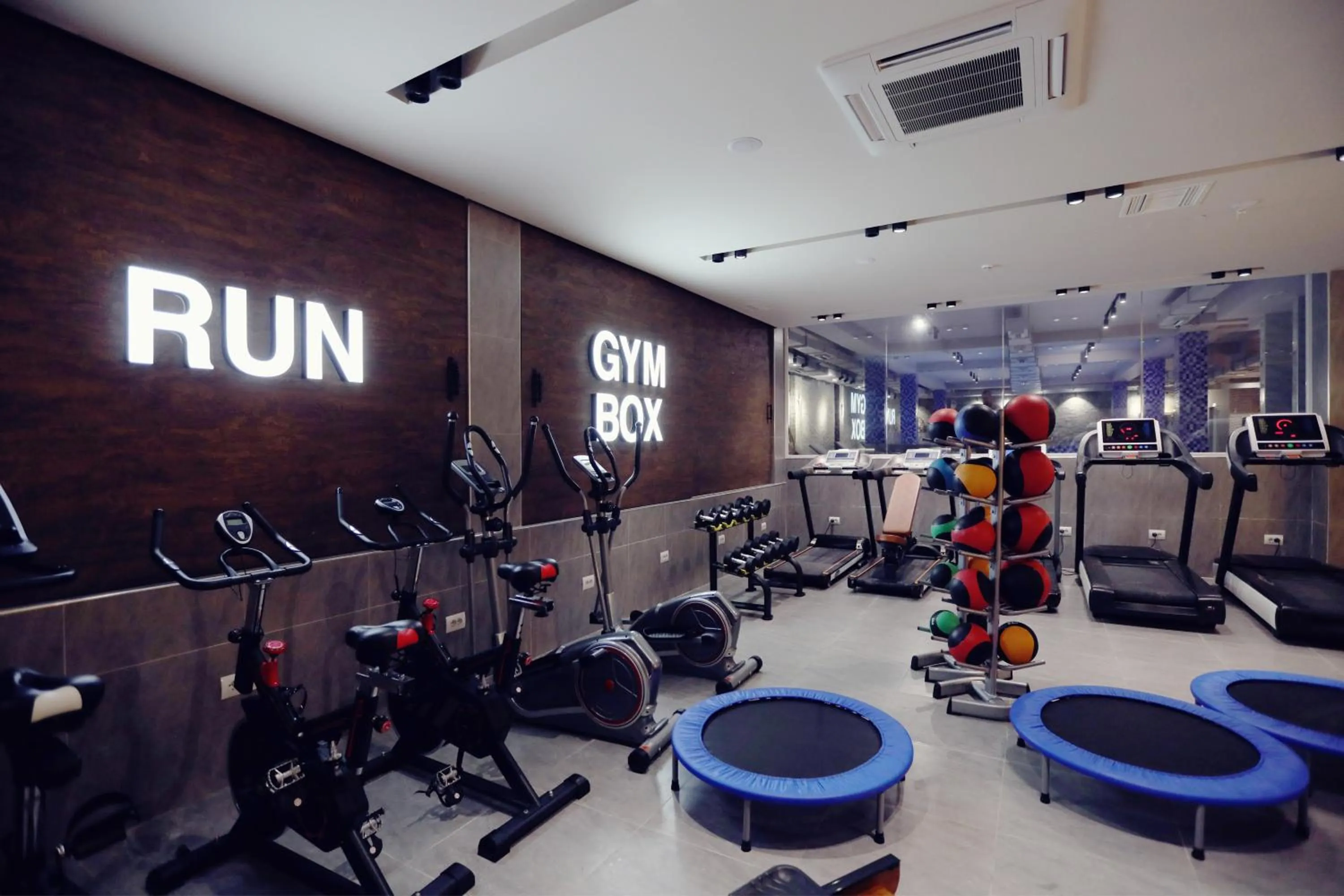 Fitness centre/facilities in Velipoja Grand Europa Resort, Affiliated by Melia
