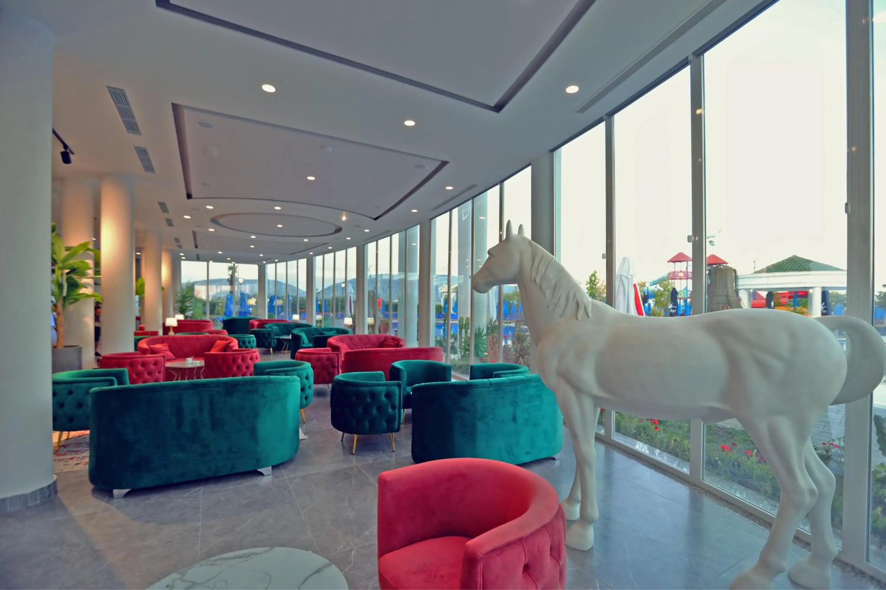 Lobby or reception in Velipoja Grand Europa Resort, Affiliated by Melia