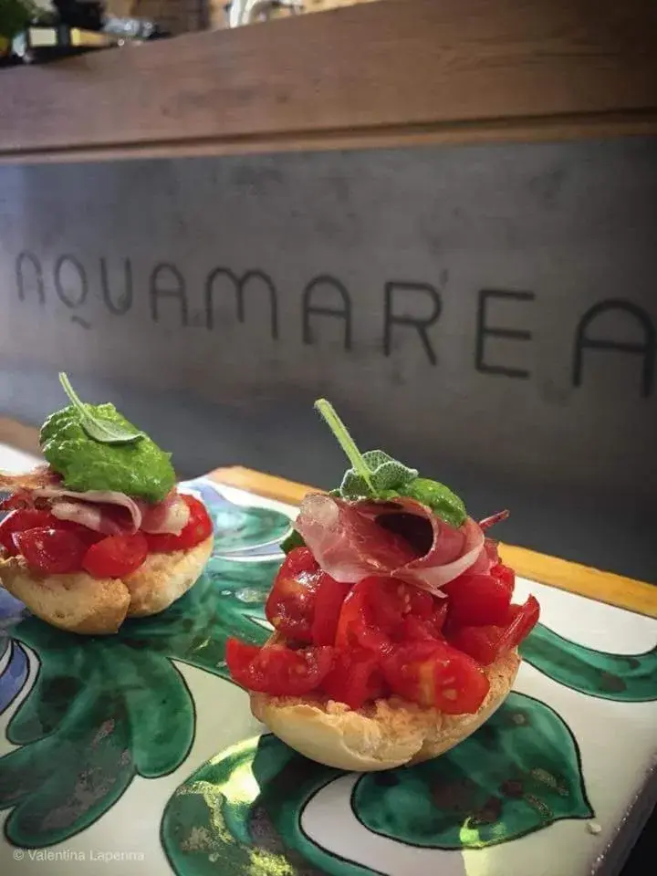 Food close-up in Aquamarea Food close-up in Aquamarea