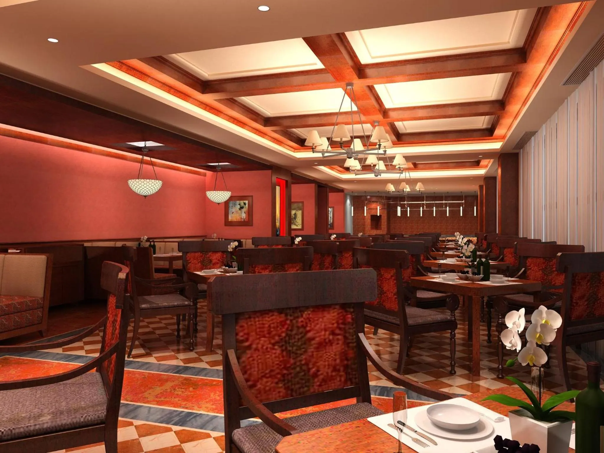 Restaurant/places to eat in Crowne Plaza Tianjin Binhai Center by IHG