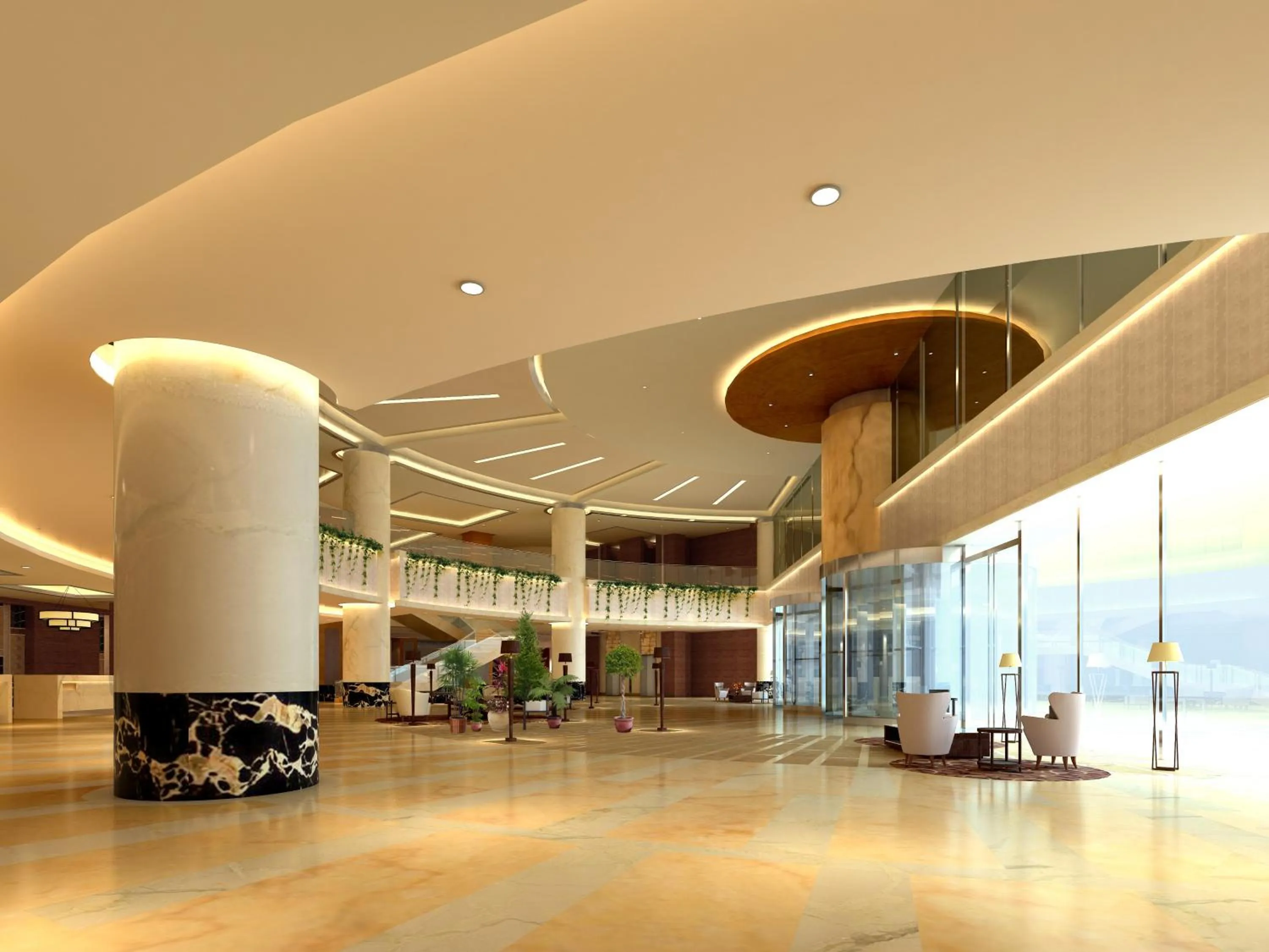 Property building in Crowne Plaza Tianjin Binhai Center by IHG
