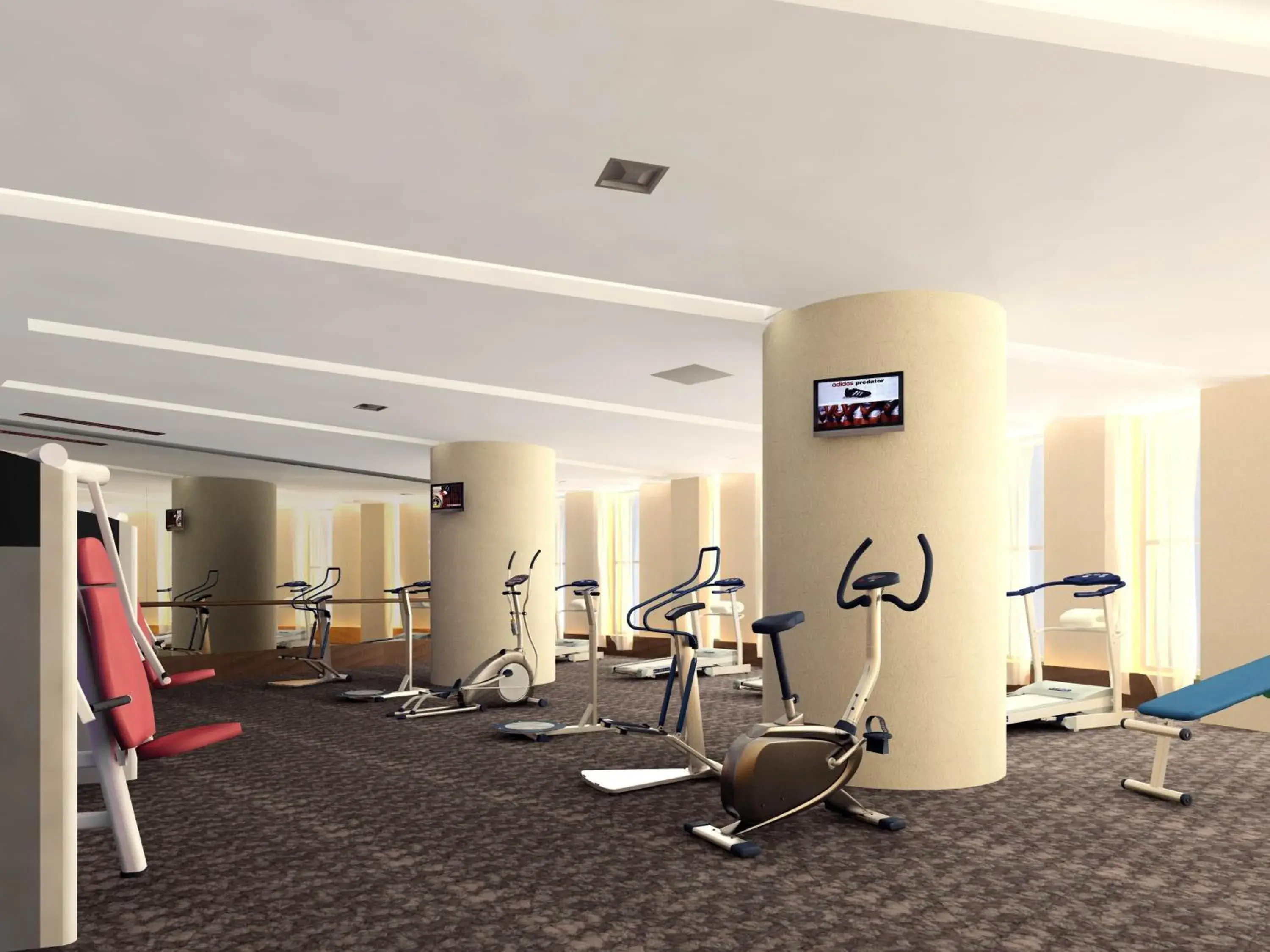 Fitness centre/facilities in Crowne Plaza Tianjin Binhai Center by IHG Fitness centre/facilities in Crowne Plaza Tianjin Binhai Center by IHG