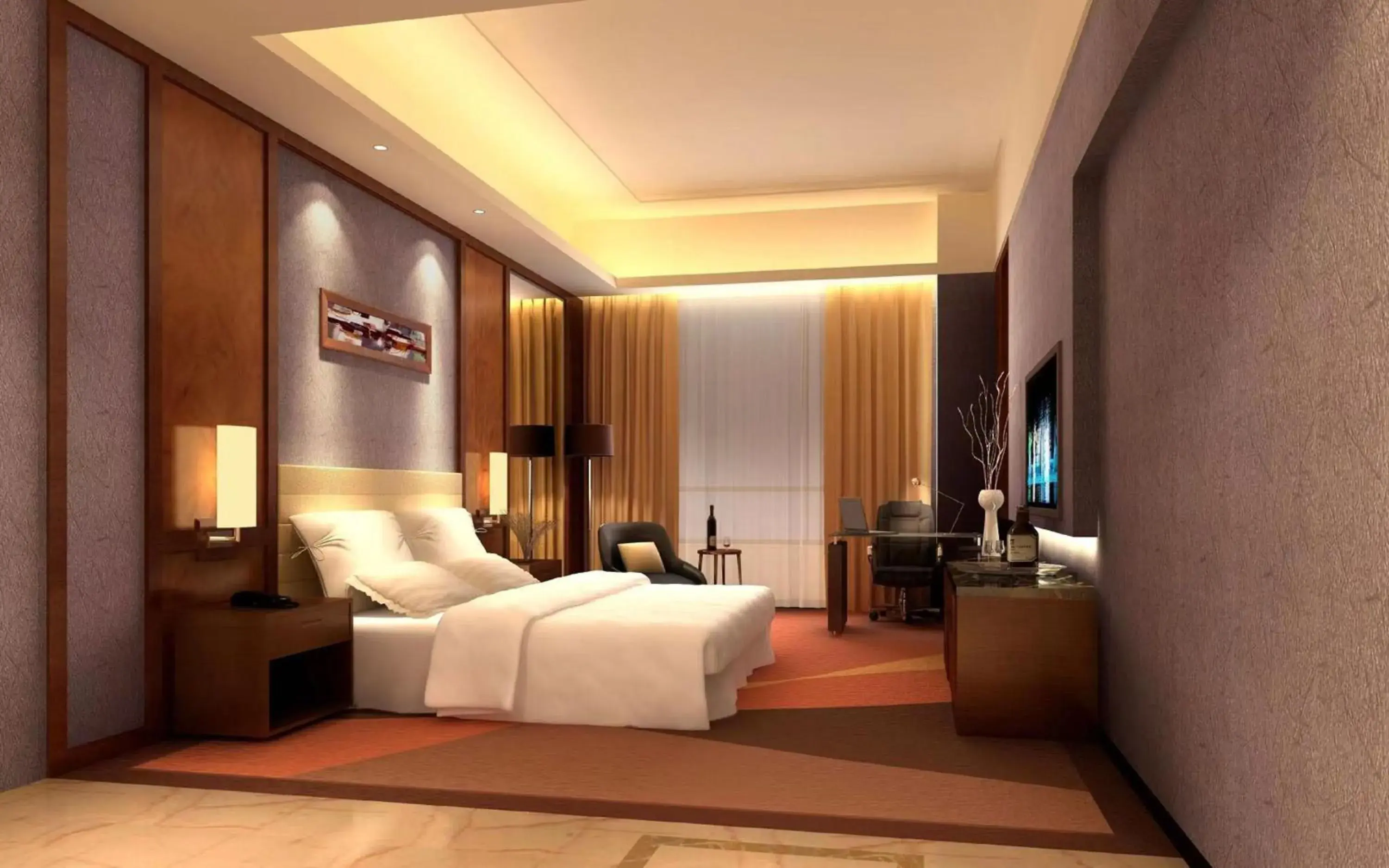 Photo of the whole room, Bed in Crowne Plaza Tianjin Binhai Center by IHG Photo of the whole room, Bed in Crowne Plaza Tianjin Binhai Center by IHG
