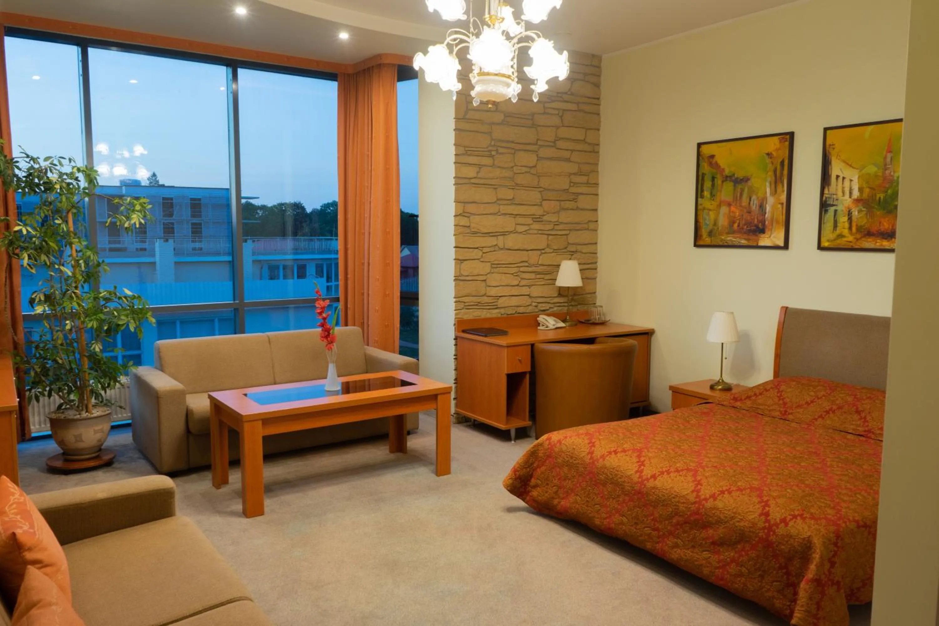 Bed in Hotel Vaidila