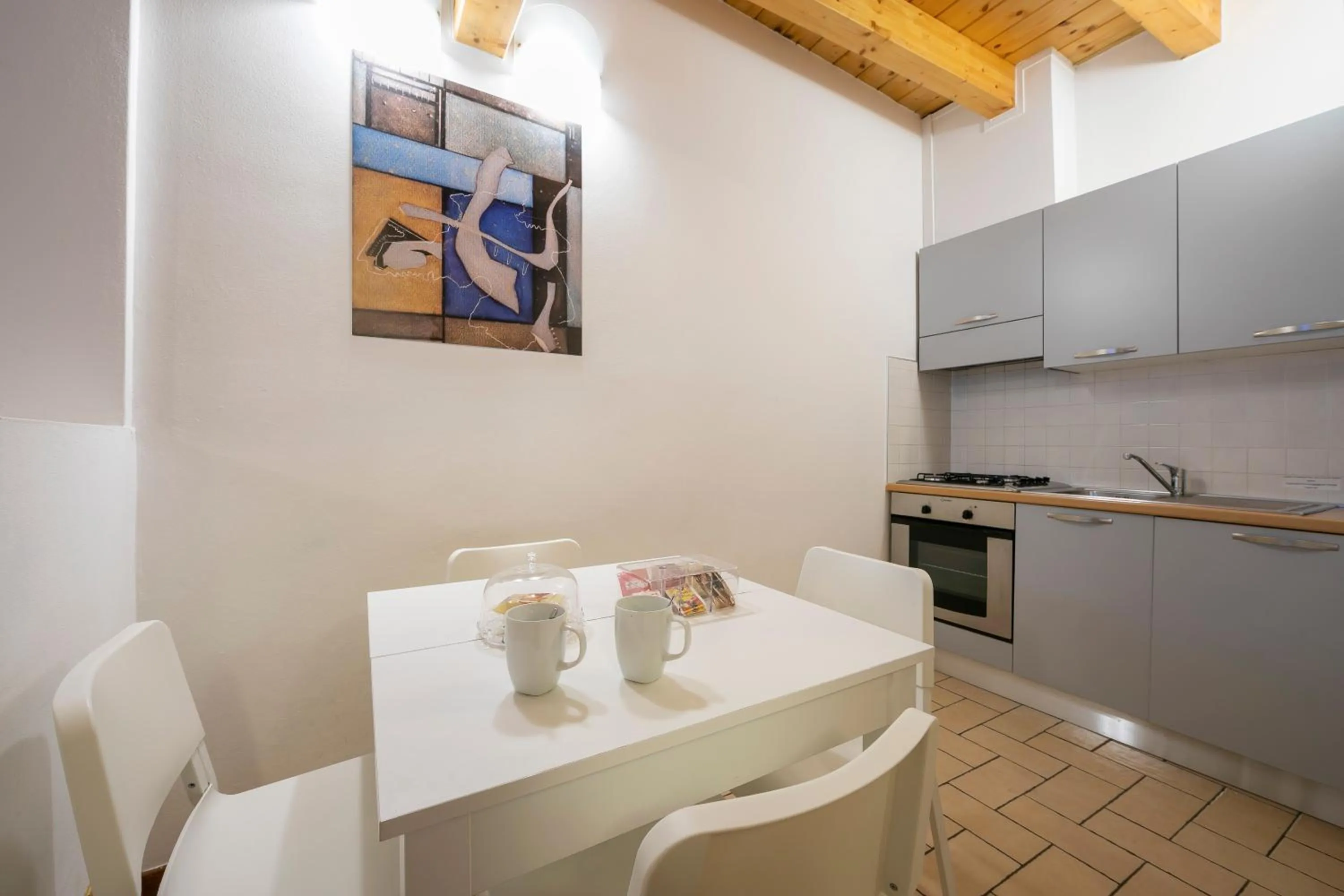kitchen in Le Stanze del Lago Apartments