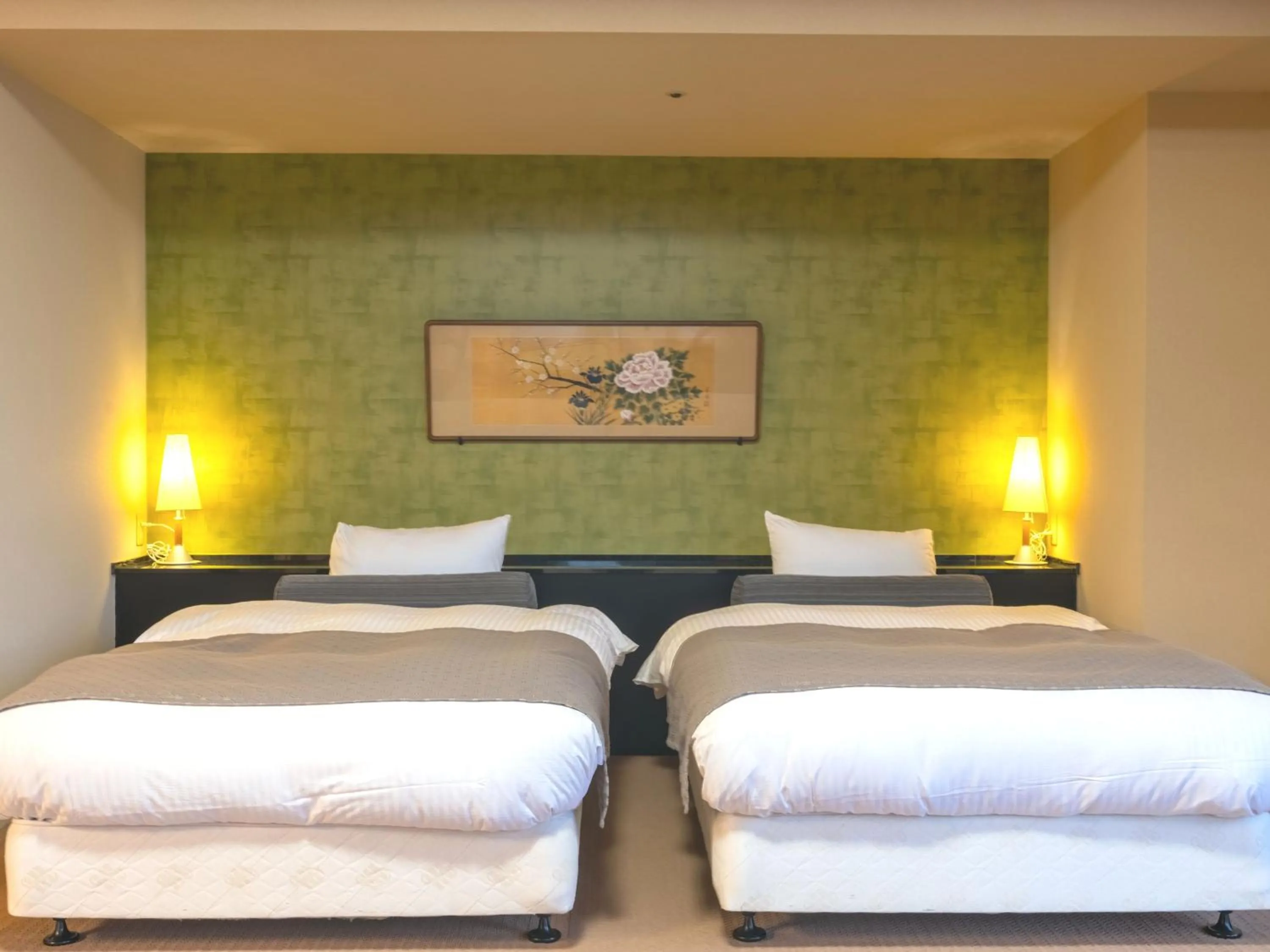 Photo of the whole room, Bed in Kumano-bettei Nakanoshima