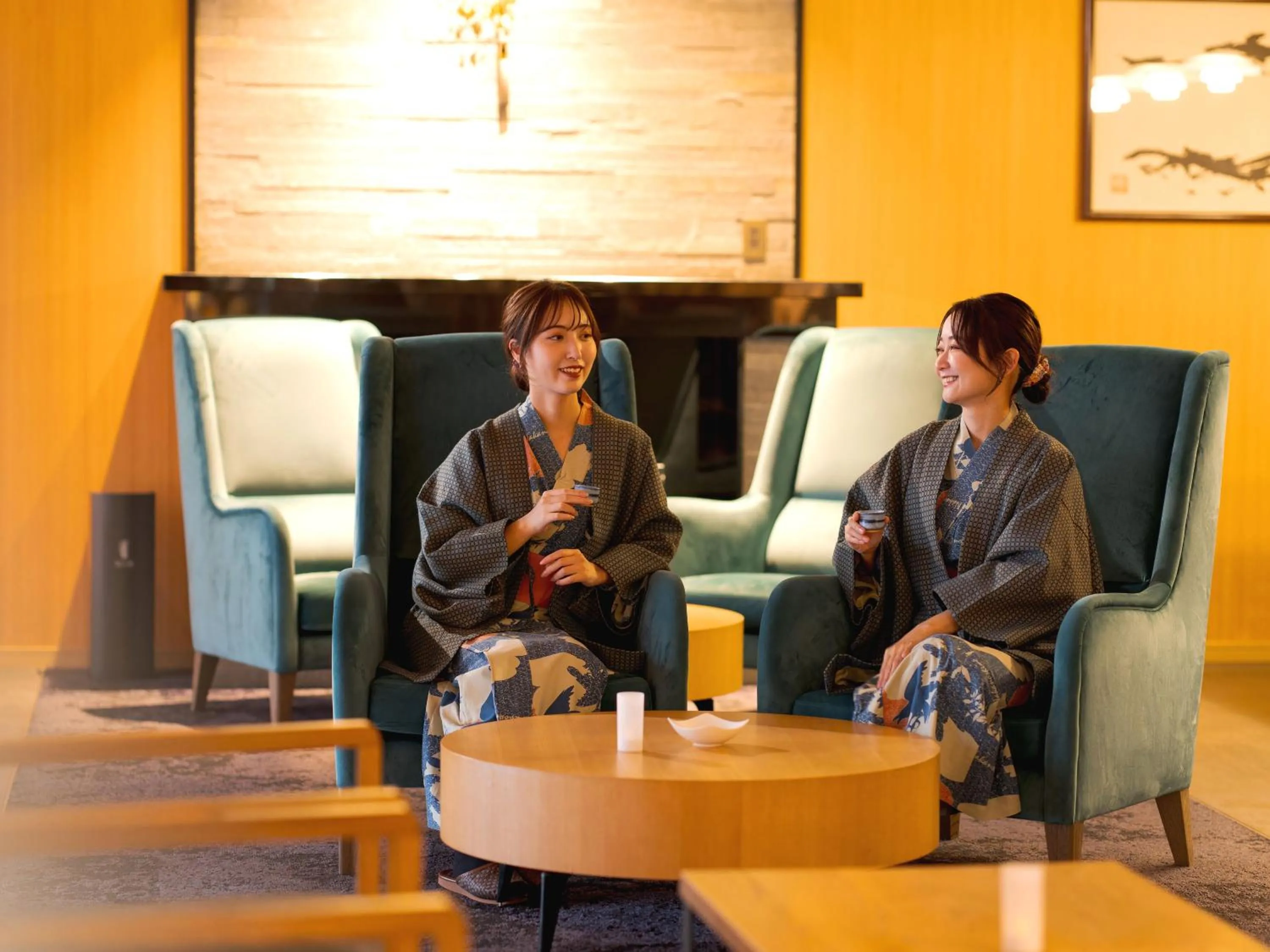 Lounge or bar in Kumano-bettei Nakanoshima