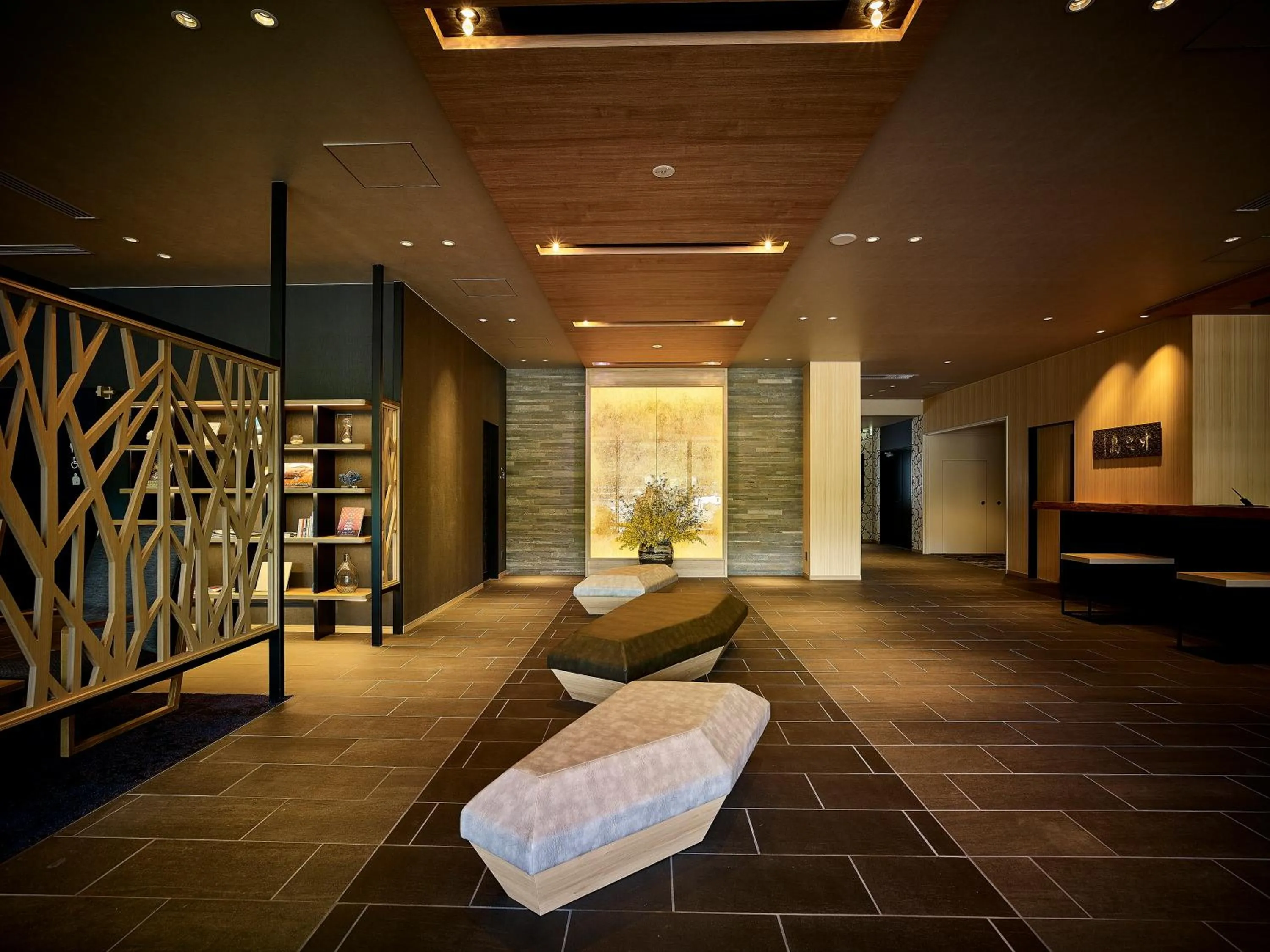 Lobby or reception in Kumano-bettei Nakanoshima
