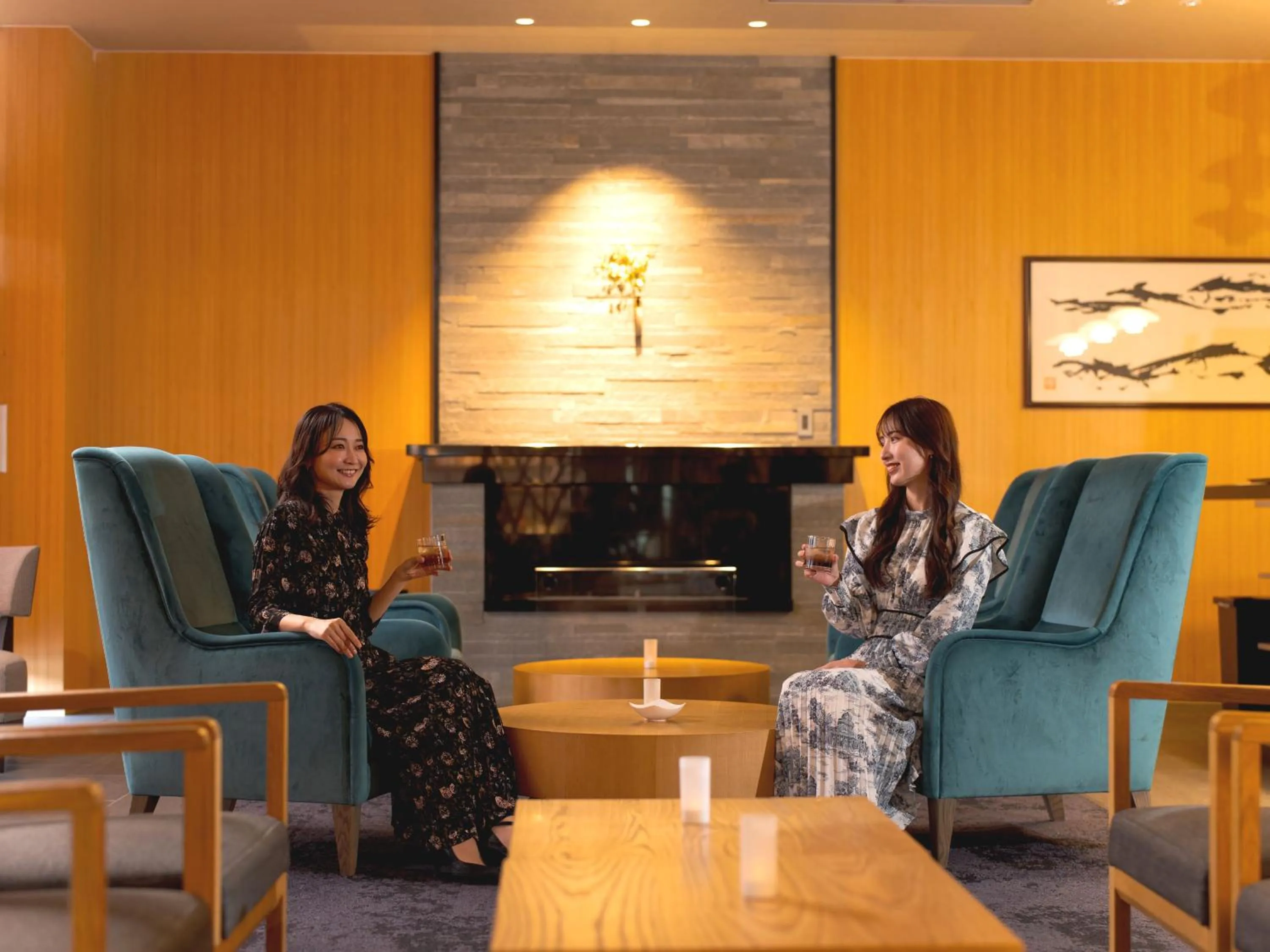 Lounge or bar in Kumano-bettei Nakanoshima