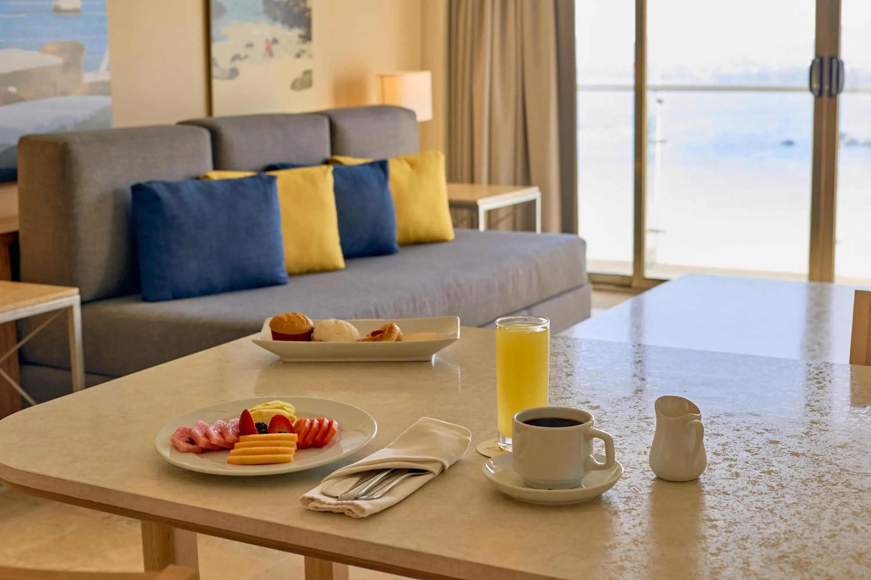 Living room in Fiesta Americana Acapulco Villas