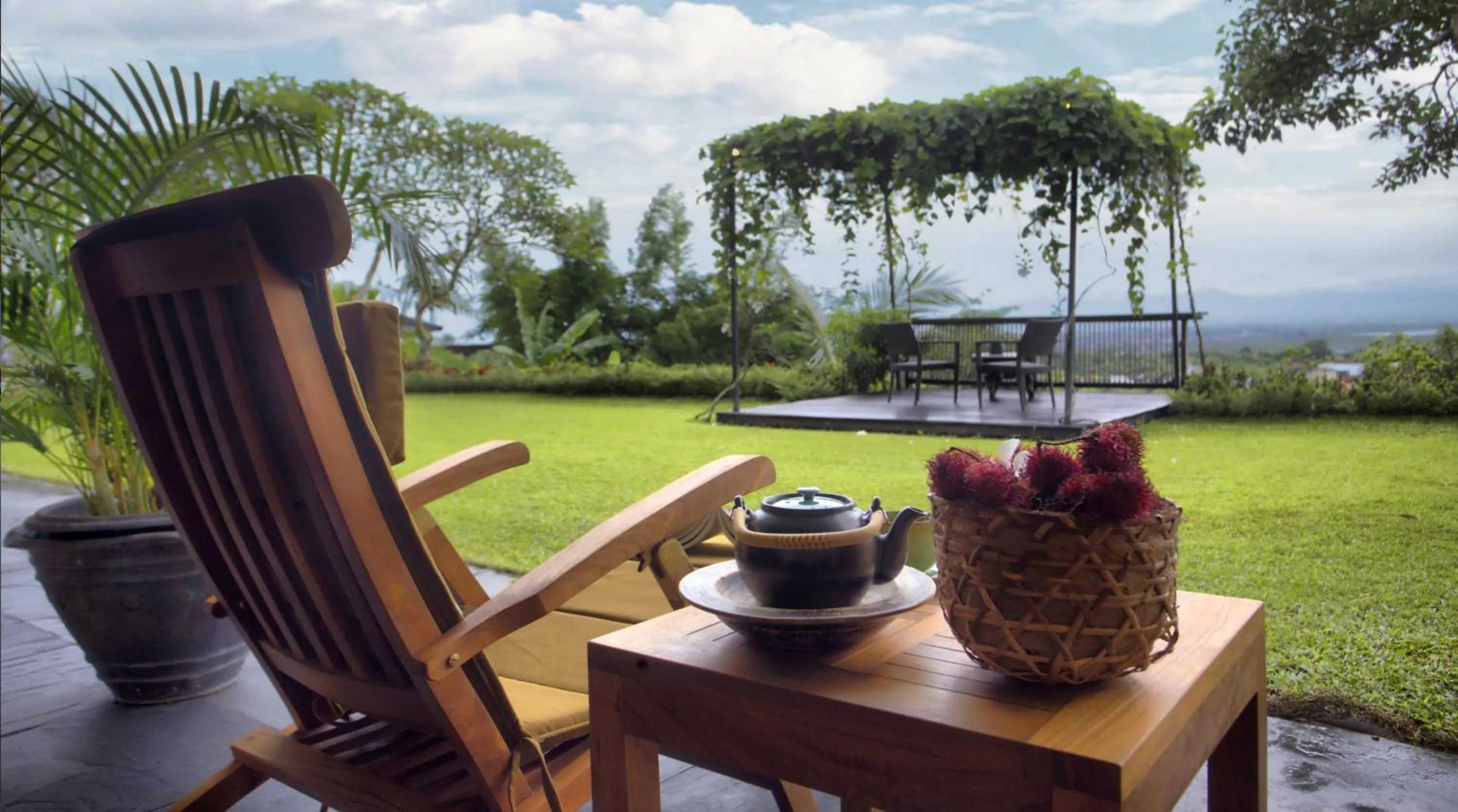 Balcony/Terrace in The Longhouse, Jimbaran - Bali