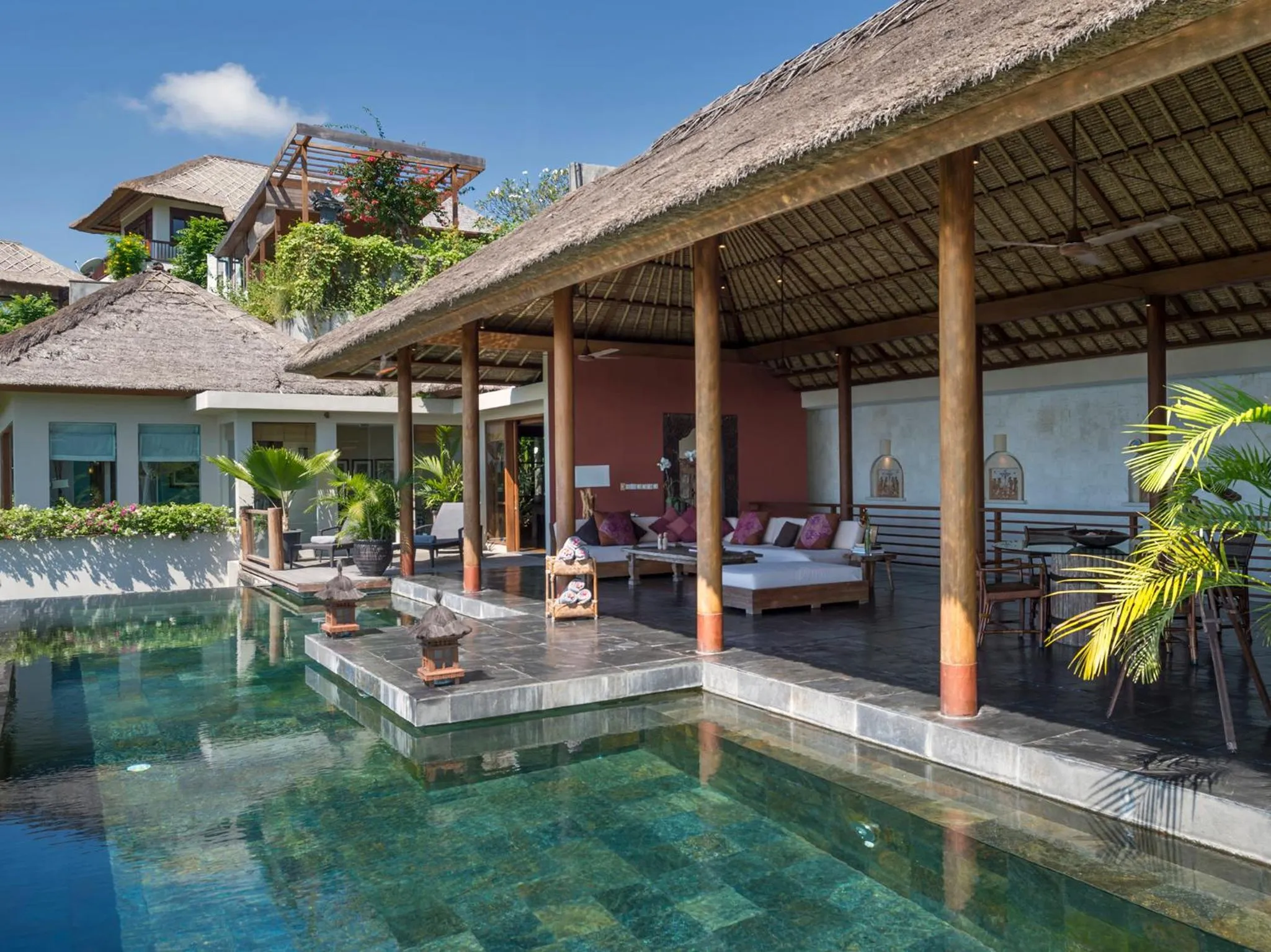 Swimming pool in The Longhouse, Jimbaran - Bali