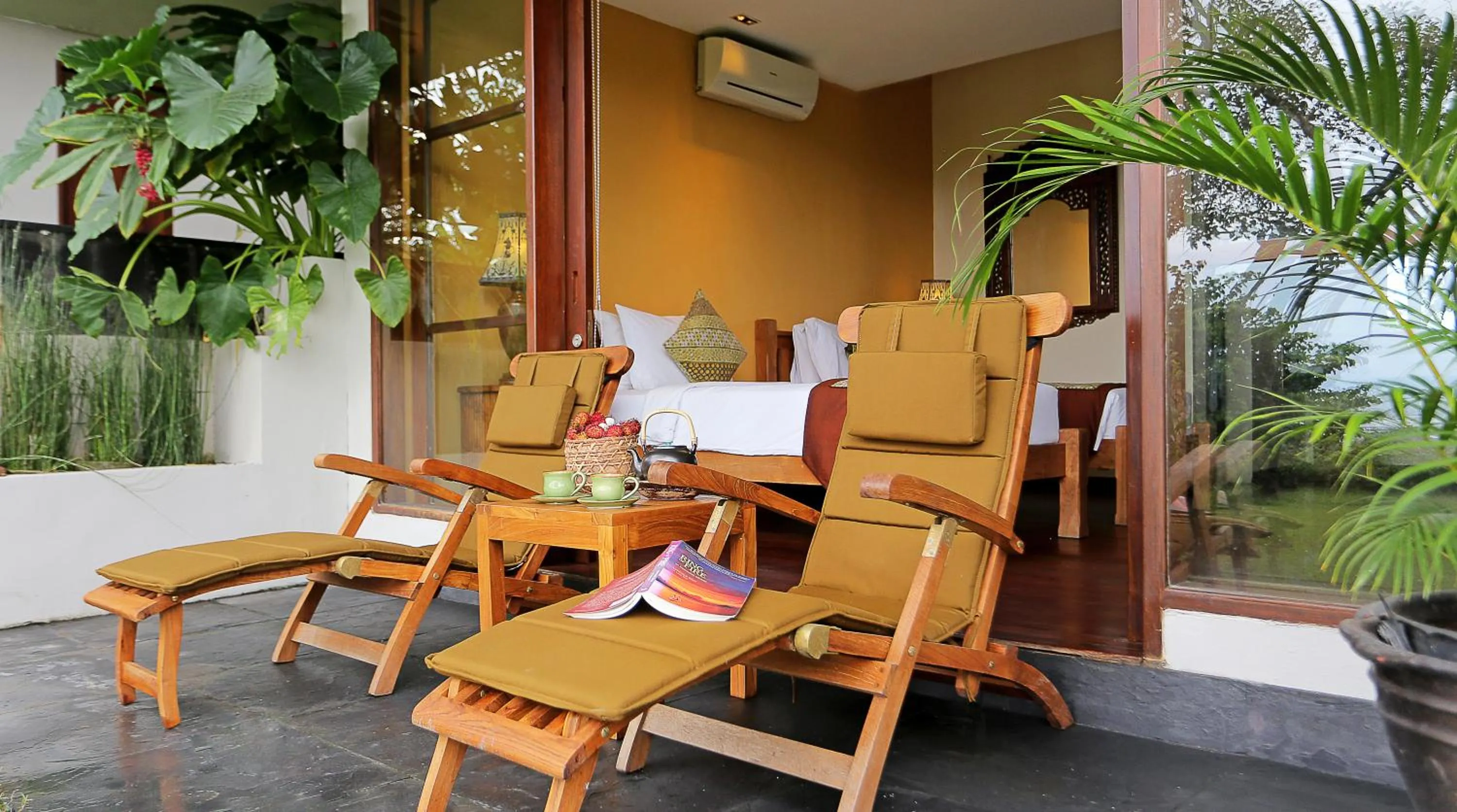 Balcony/Terrace in The Longhouse, Jimbaran - Bali