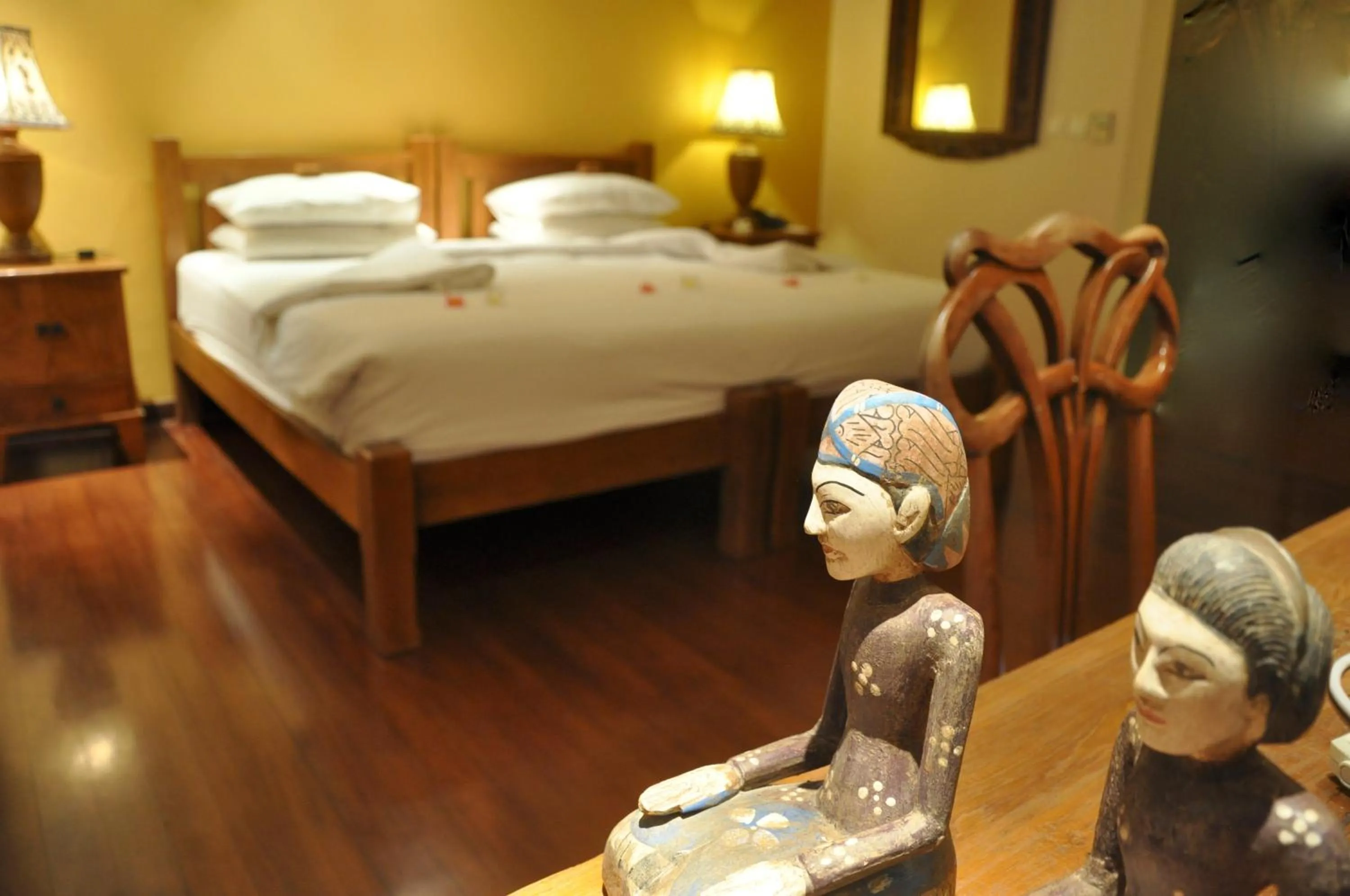 Bed in The Longhouse, Jimbaran - Bali