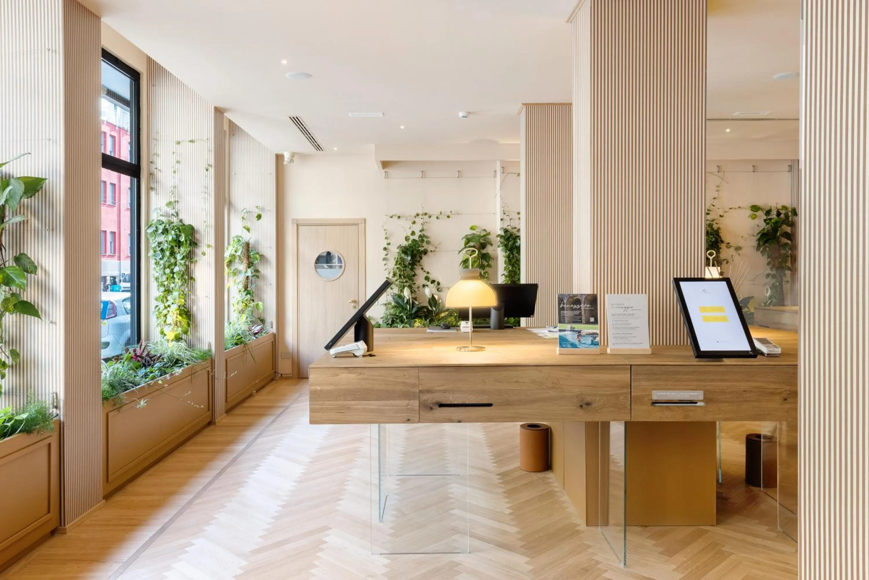 Lobby or reception in QC Room Milano Porta Romana