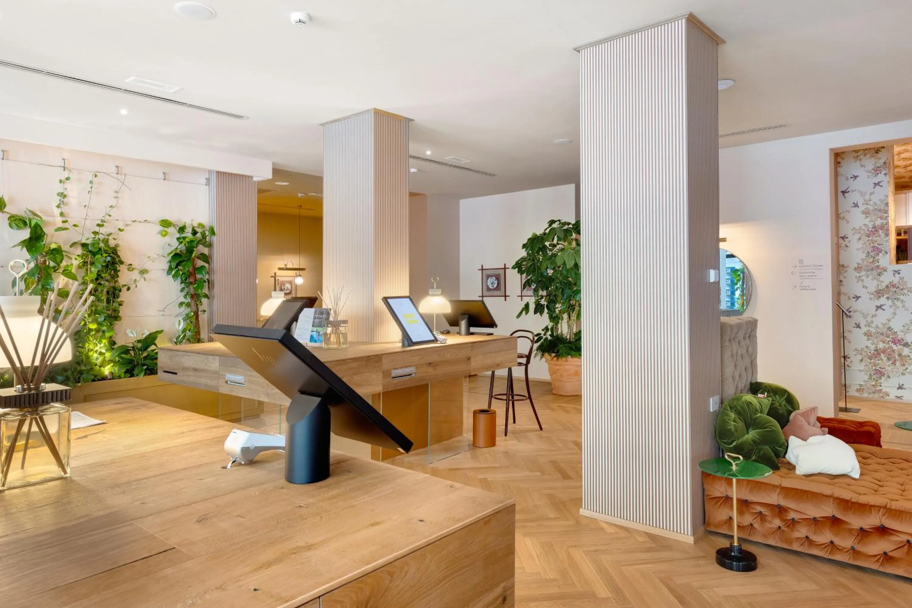 Lobby or reception in QC Room Milano Porta Romana