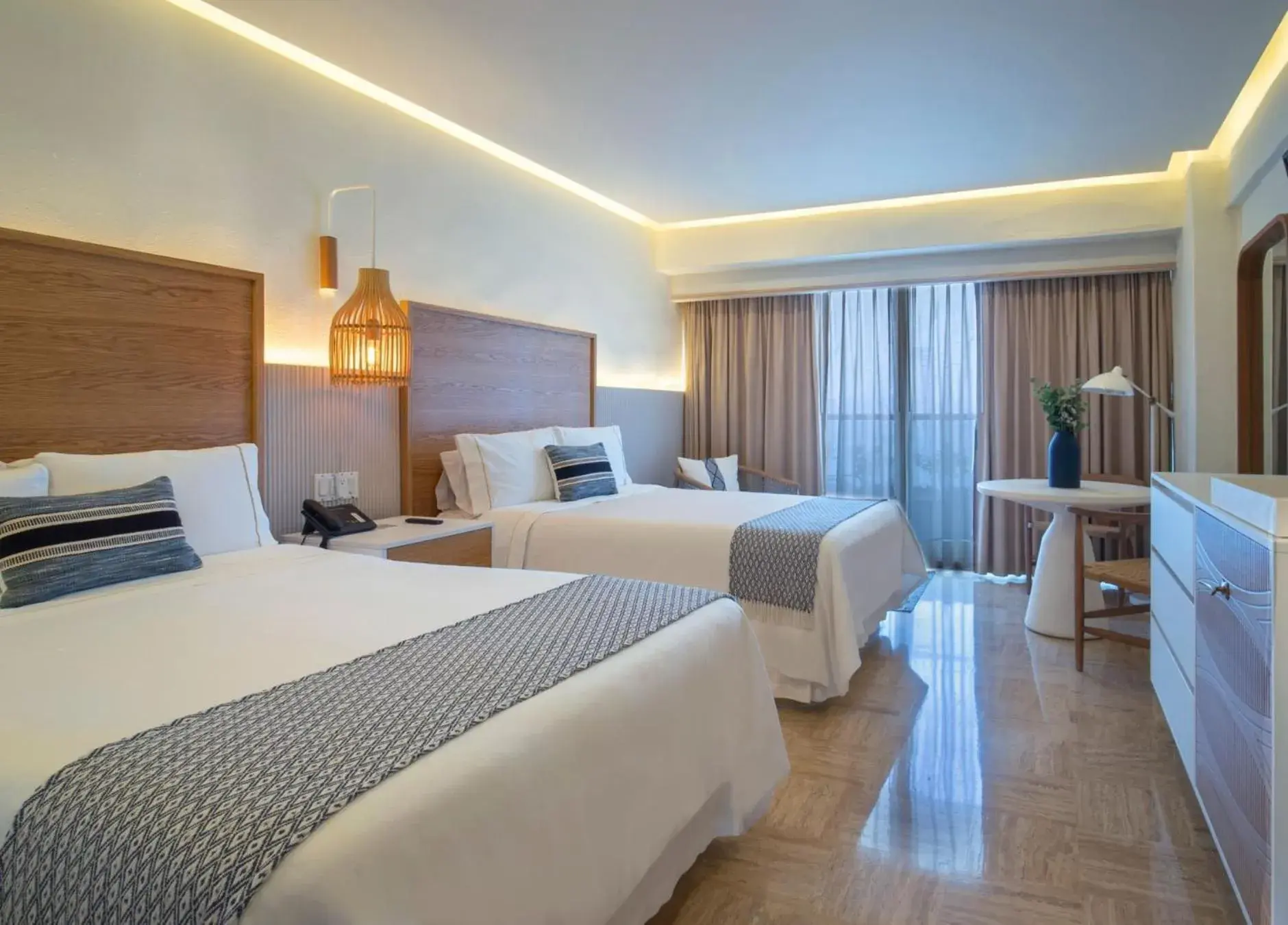 Bed in Fiesta Americana Puerto Vallarta All Inclusive & Spa Bed in Fiesta Americana Puerto Vallarta All Inclusive & Spa