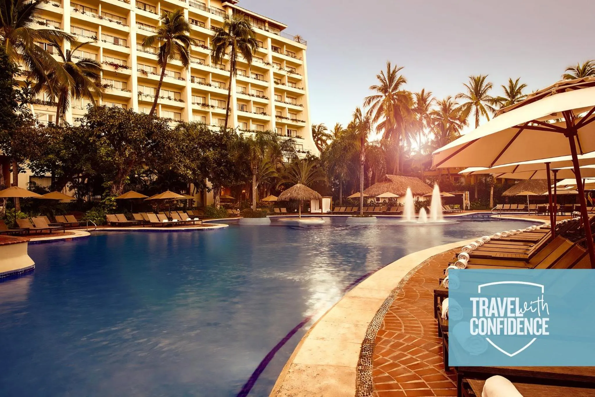 Swimming pool in Fiesta Americana Puerto Vallarta All Inclusive & Spa