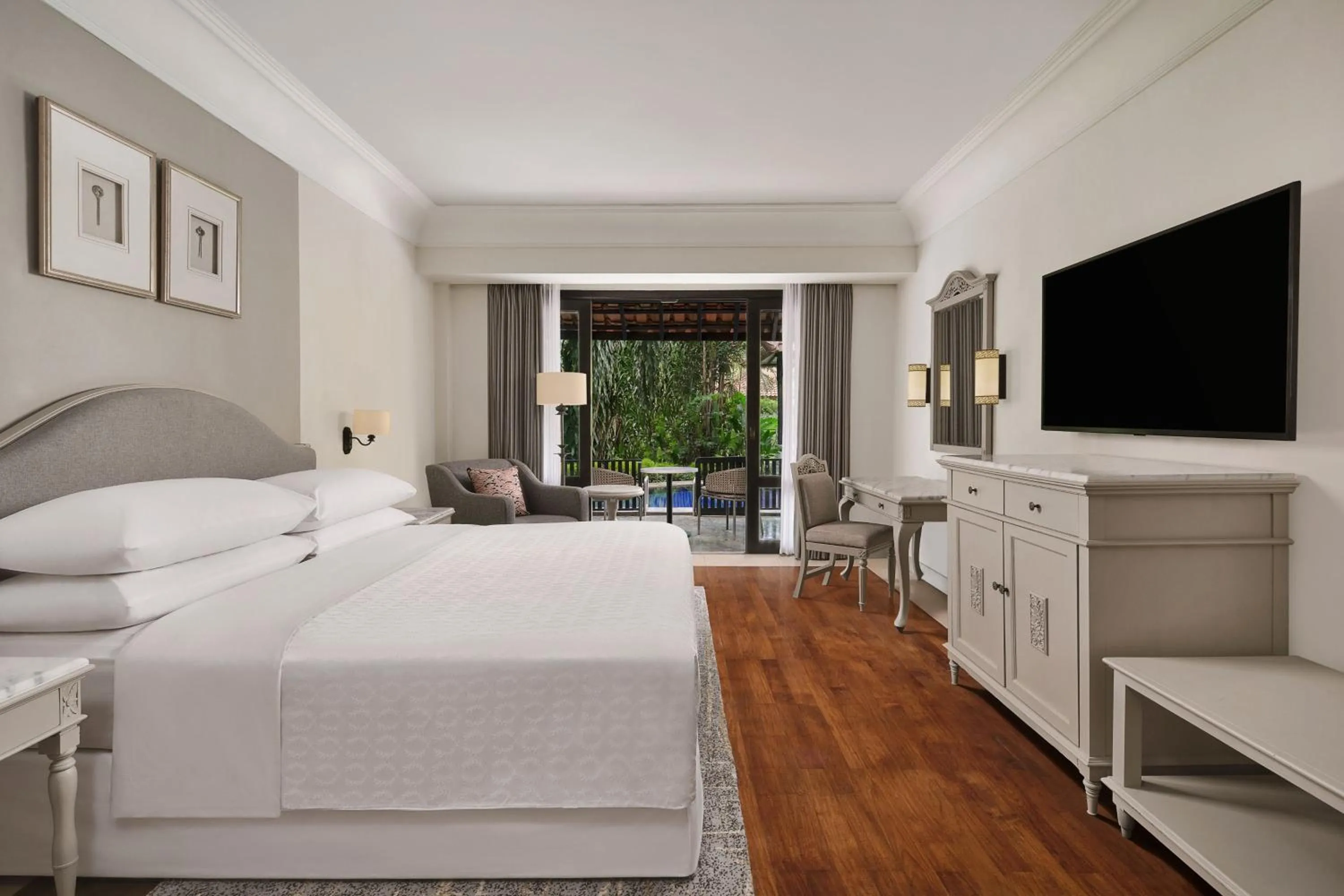 Bedroom, Bed in Mustika Yogyakarta Resort and Spa