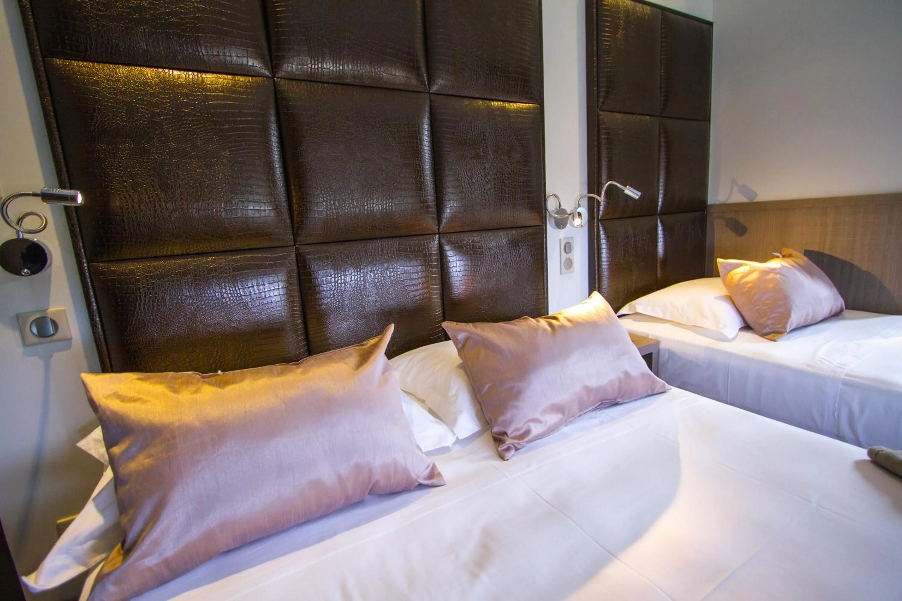 Decorative detail, Bed in Hotel La Santa