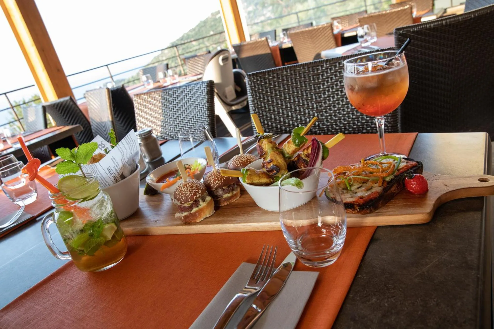 Patio in Hotel La Santa