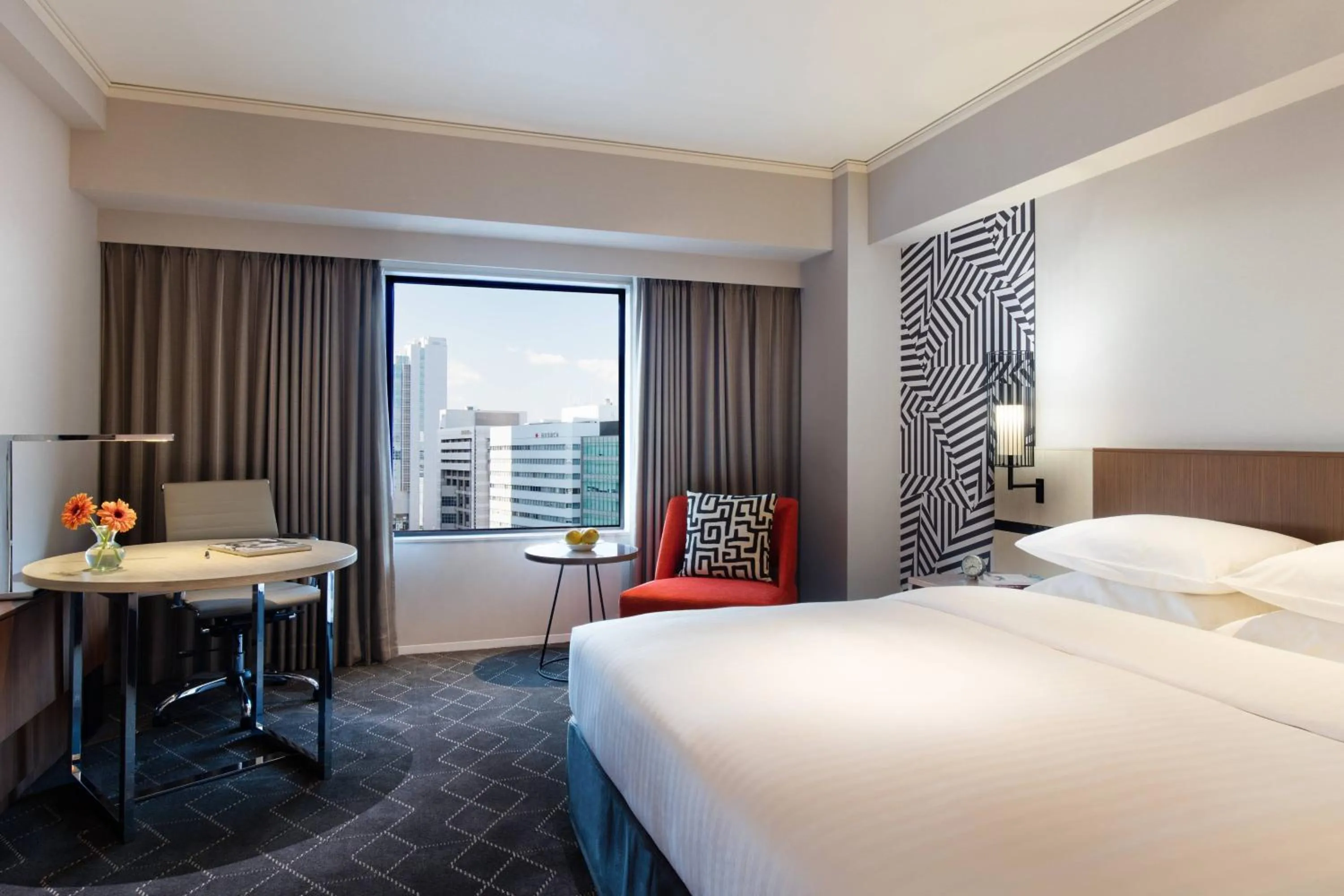 Photo of the whole room, Bed in Courtyard by Marriott Shin-Osaka Station