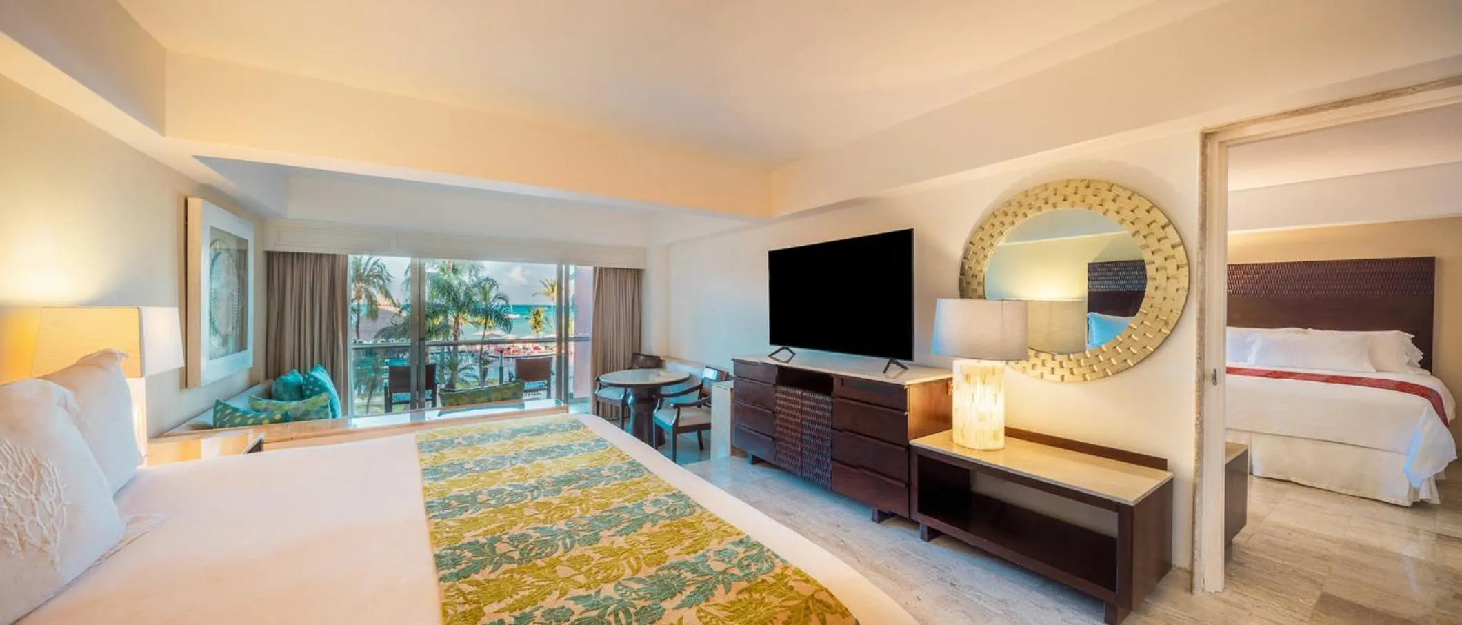 Bedroom, Bed in Grand Fiesta Americana Coral Beach Cancun - All Inclusive