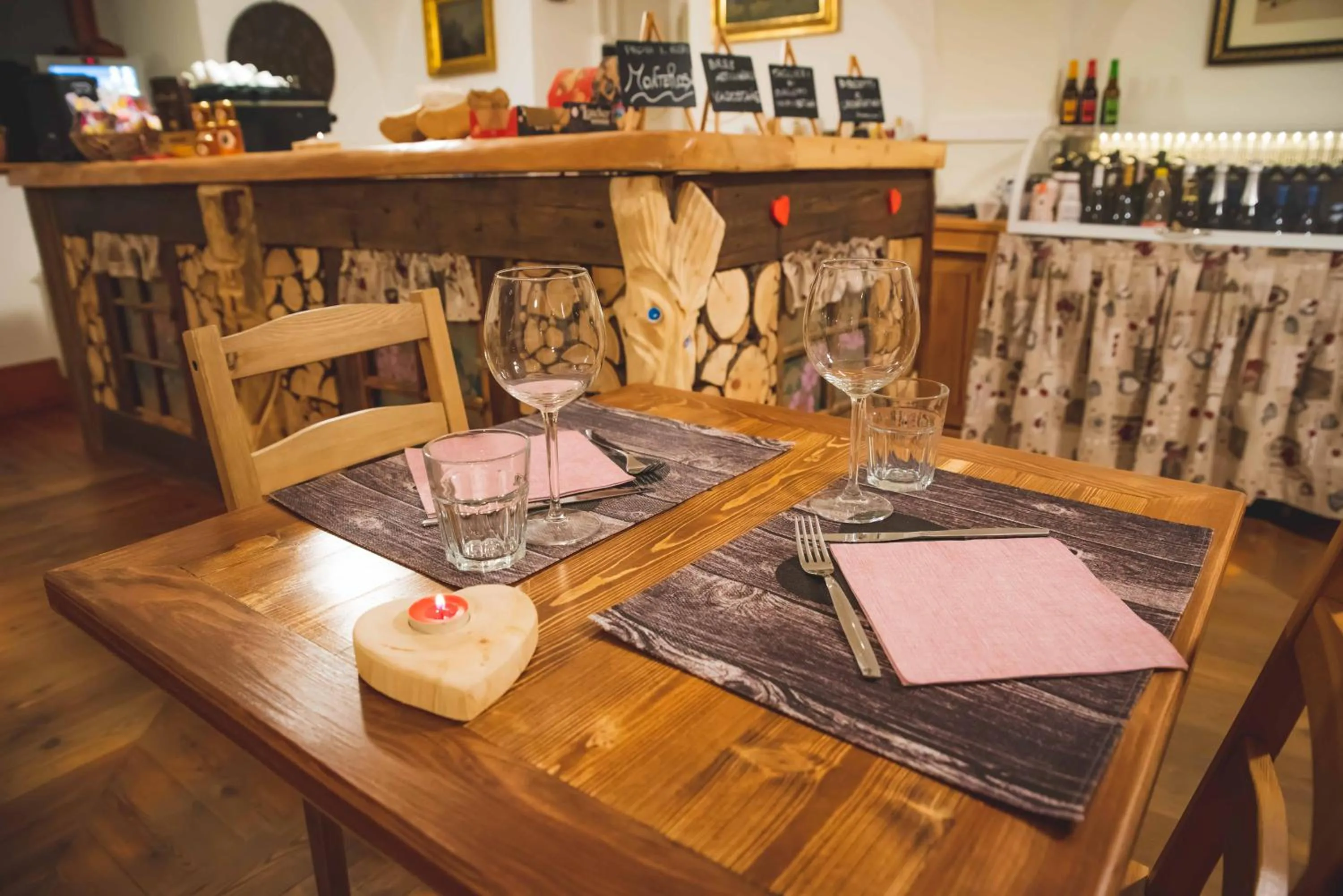 Food and drinks in Hotel La Villa della Regina