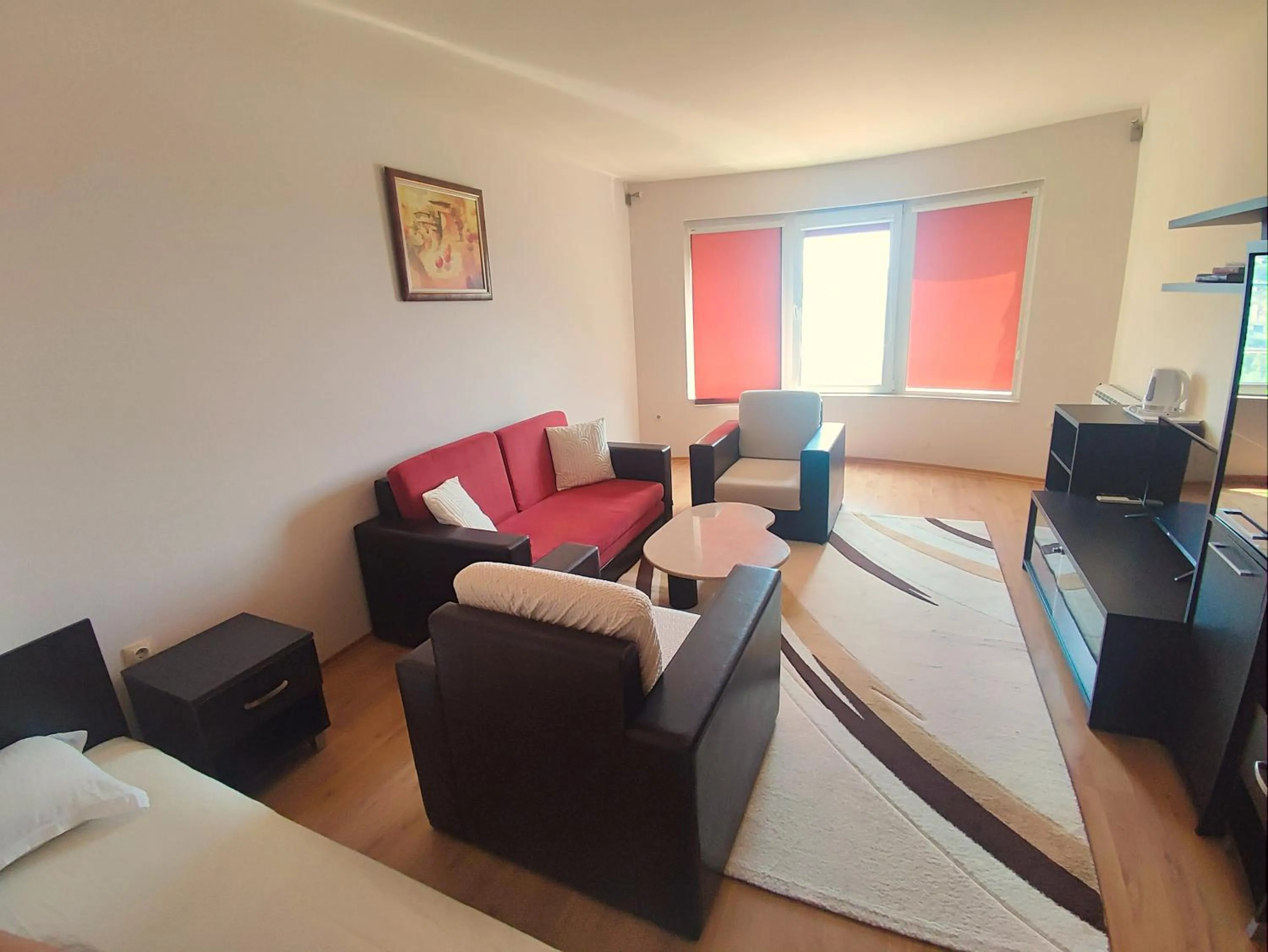 Communal lounge/ TV room in Hotel Avis