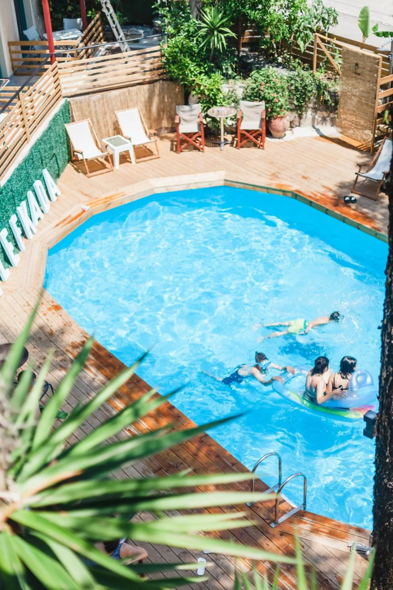 Pool view in Ionian Paradise