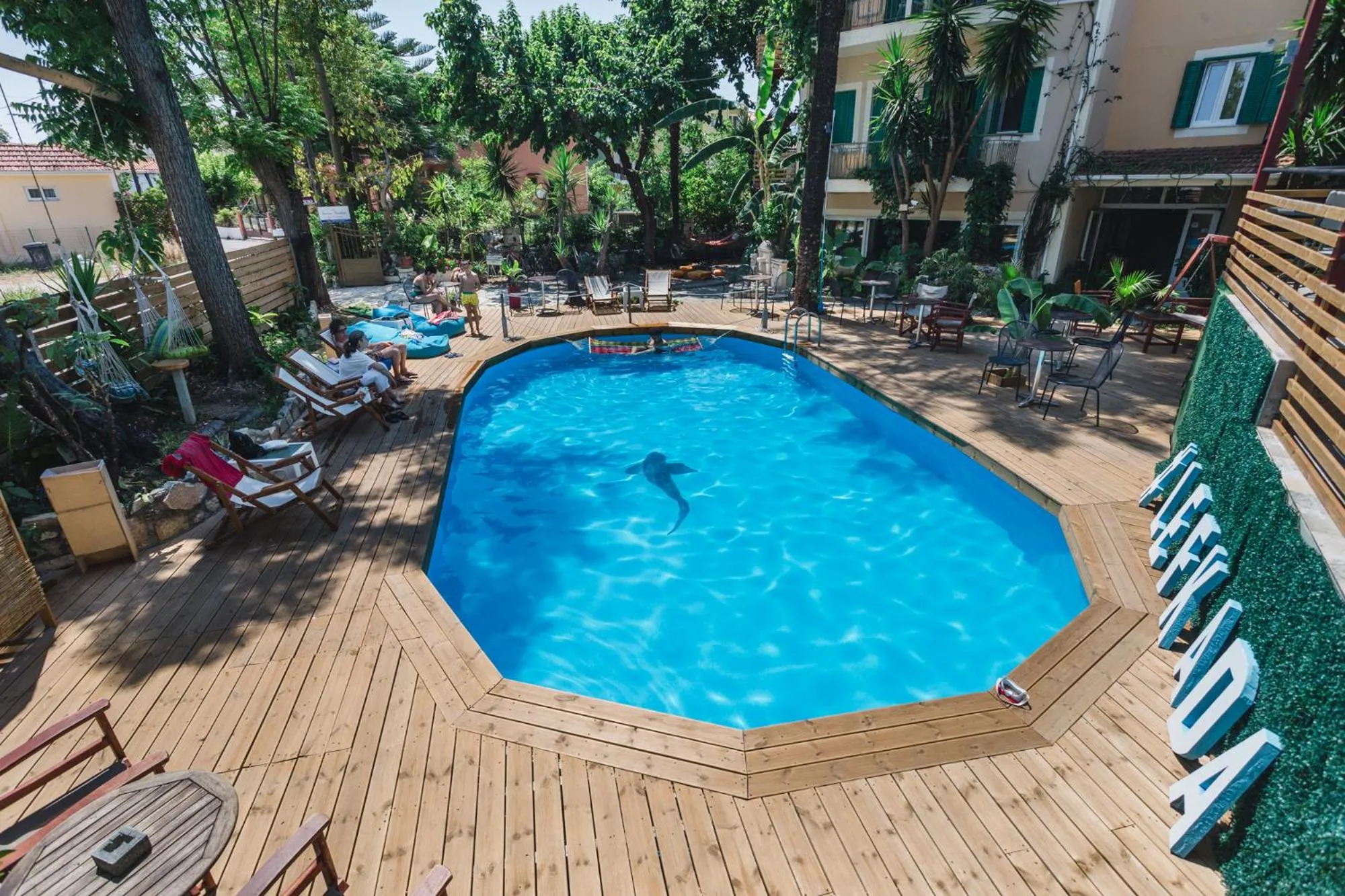 Bird's eye view in Ionian Paradise