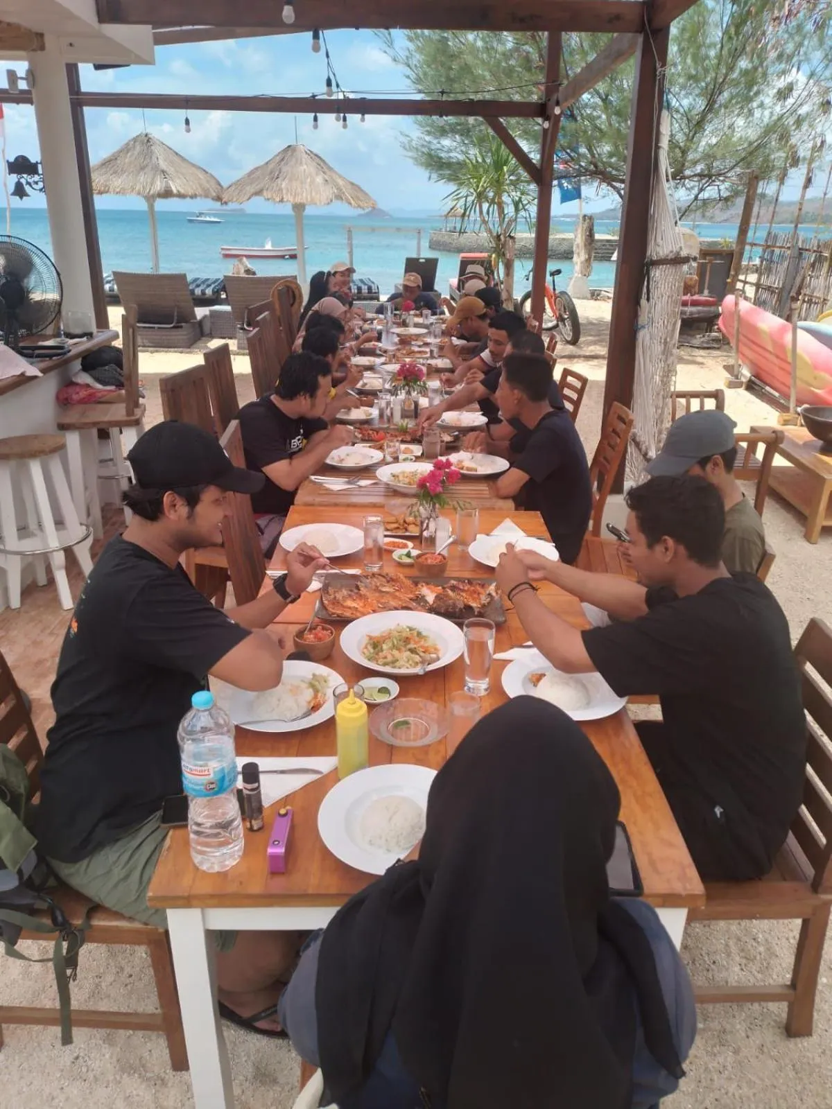 People in The High Dive Gili Gede by Ultimate Resorts