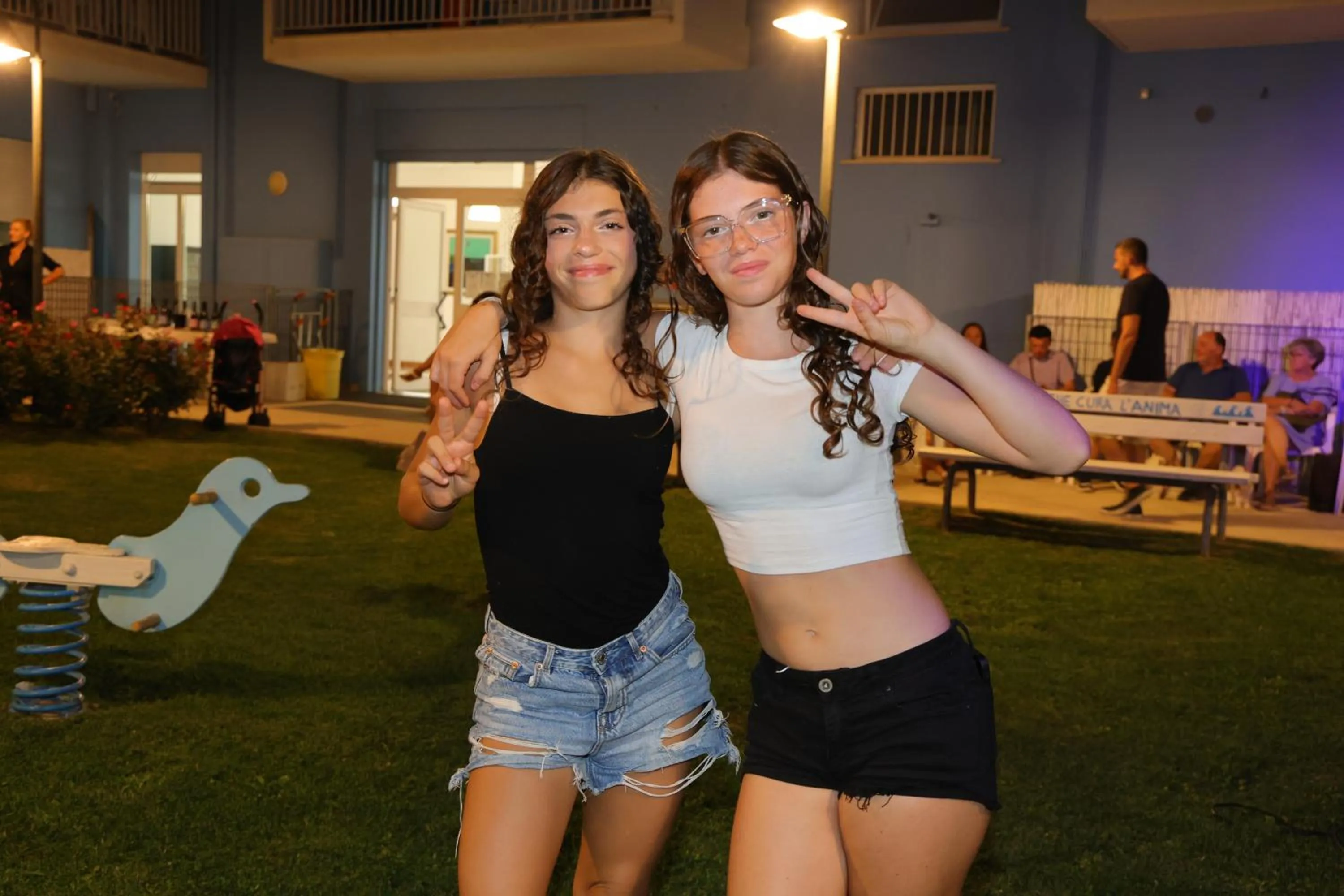 group of guests in Residence I Delfini