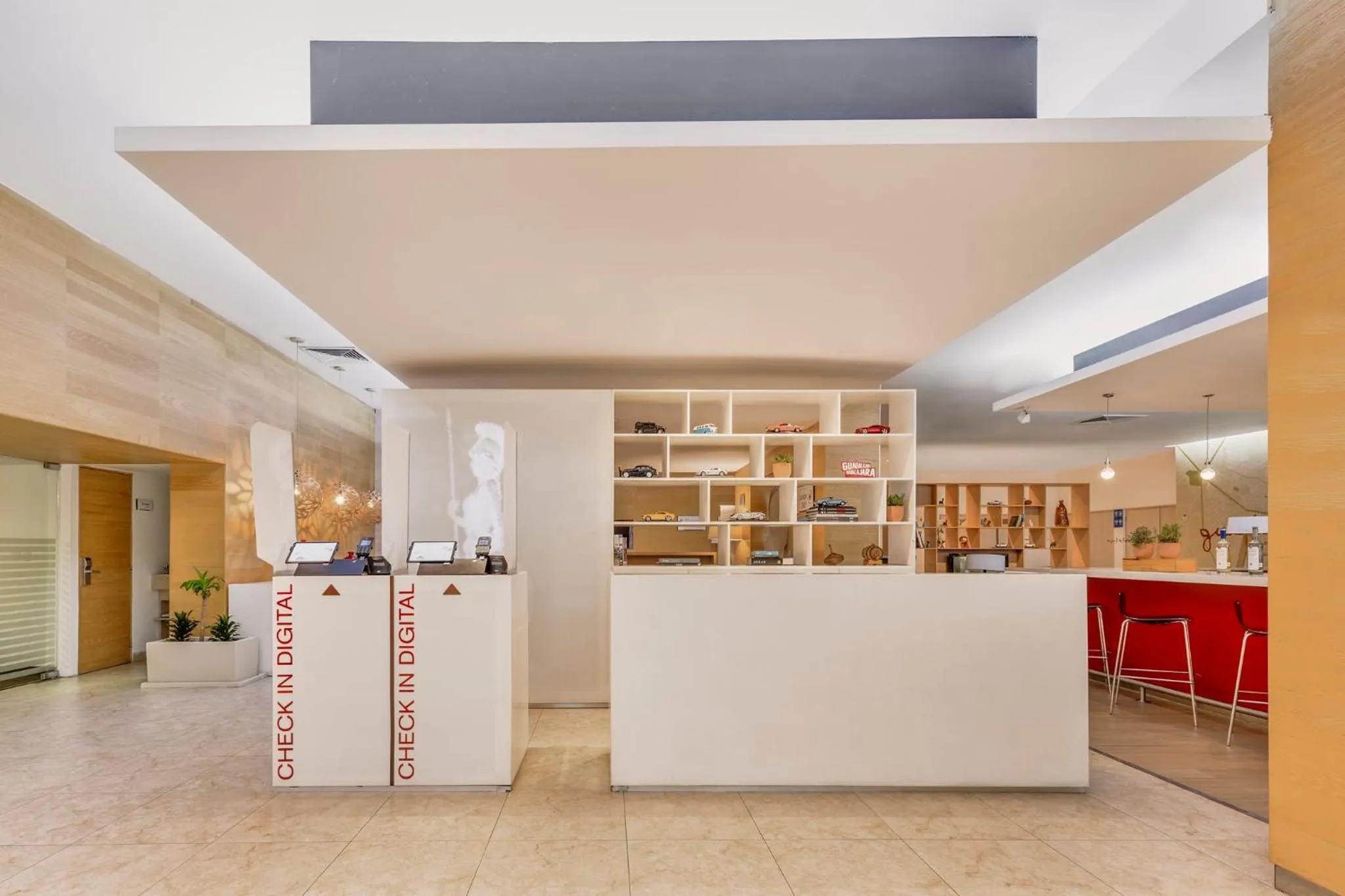 Lobby or reception in Fiesta Inn Guadalajara Expo