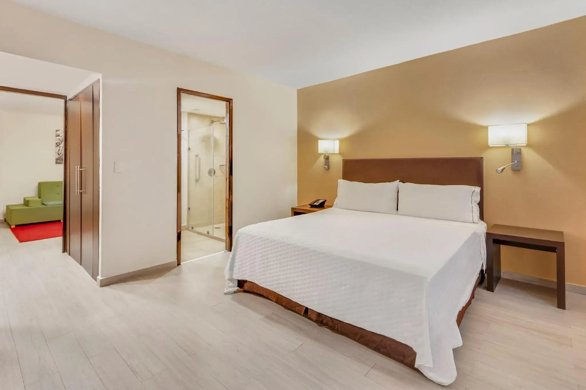 Photo of the whole room, Bed in Fiesta Inn Guadalajara Expo Photo of the whole room, Bed in Fiesta Inn Guadalajara Expo