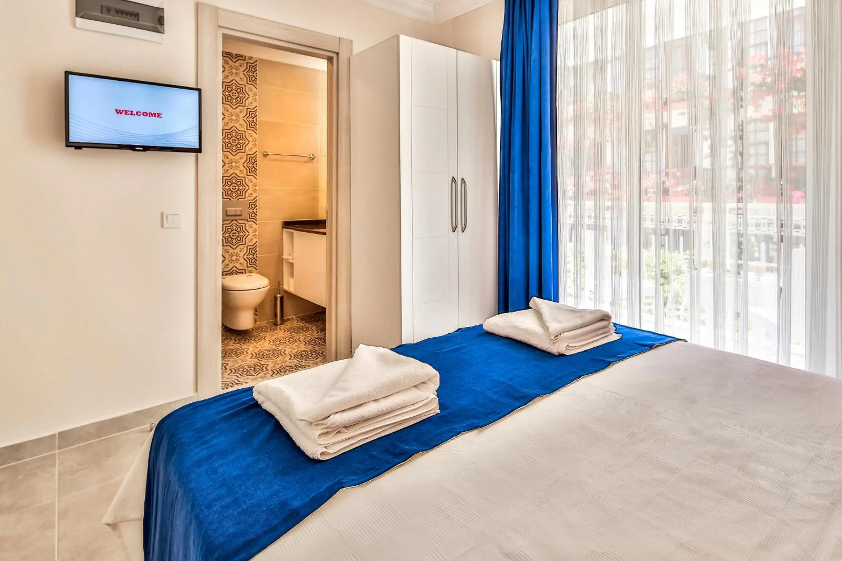 Standard Double or Twin Room with City View in Kaş Artemis Hotel Standard Double or Twin Room with City View in Kaş Artemis Hotel