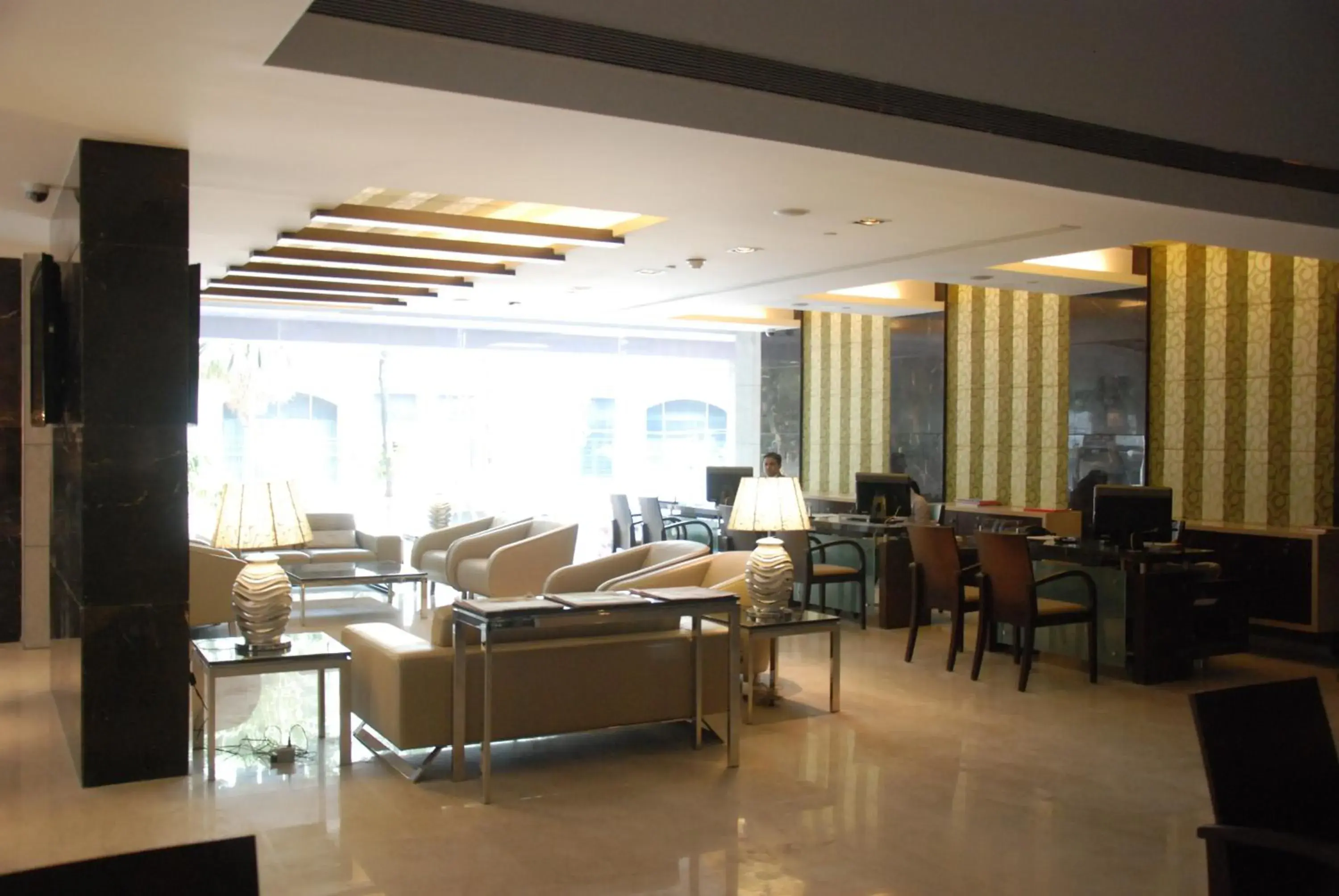 Lobby or reception in Ramee Grand Hotel and Spa, Pune Lobby or reception in Ramee Grand Hotel and Spa, Pune