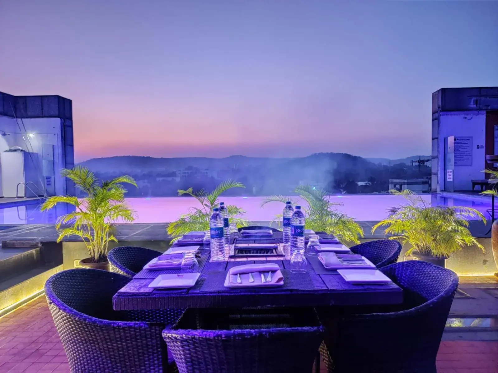 Swimming pool in Ramee Grand Hotel and Spa, Pune Swimming pool in Ramee Grand Hotel and Spa, Pune