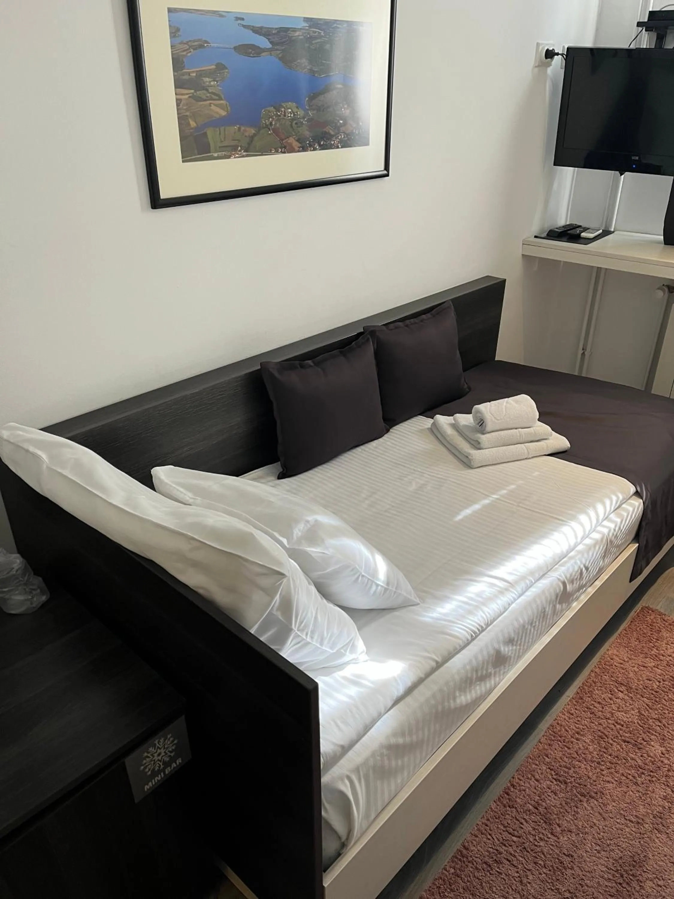 Bed in Garni hotel King
