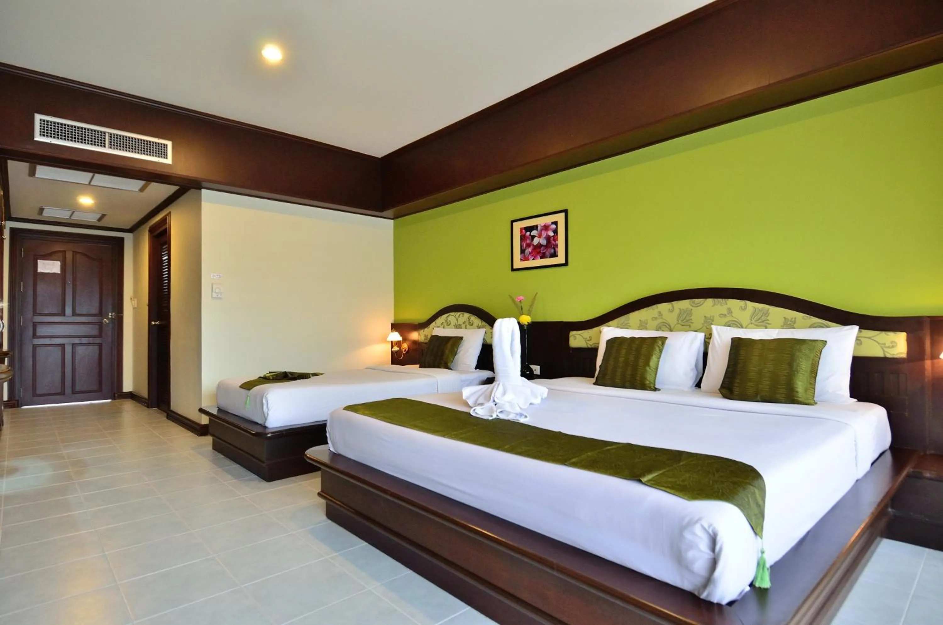 Photo of the whole room, Bed in Samui First House Hotel