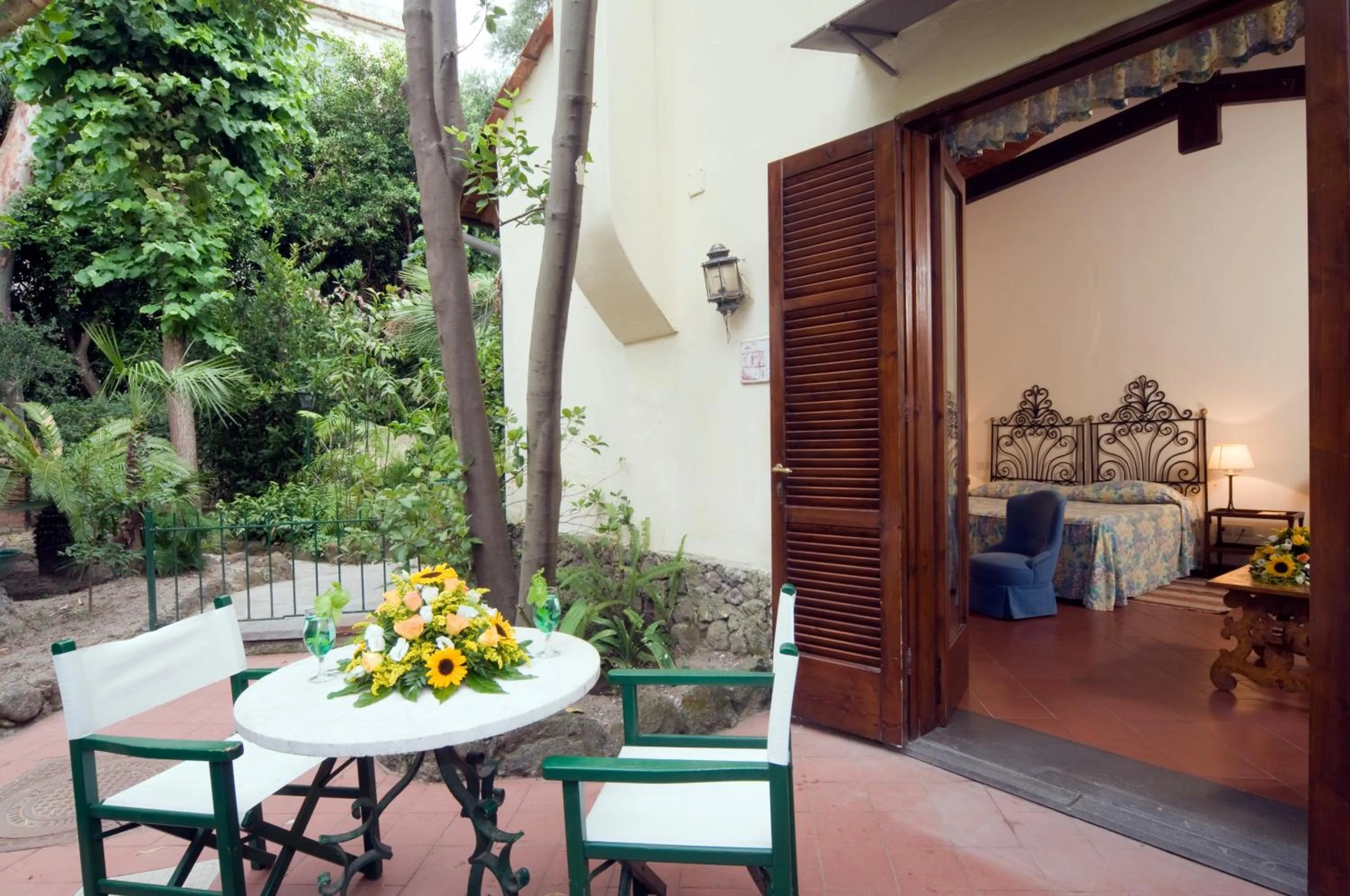 Balcony/Terrace in Hotel La Villarosa Terme