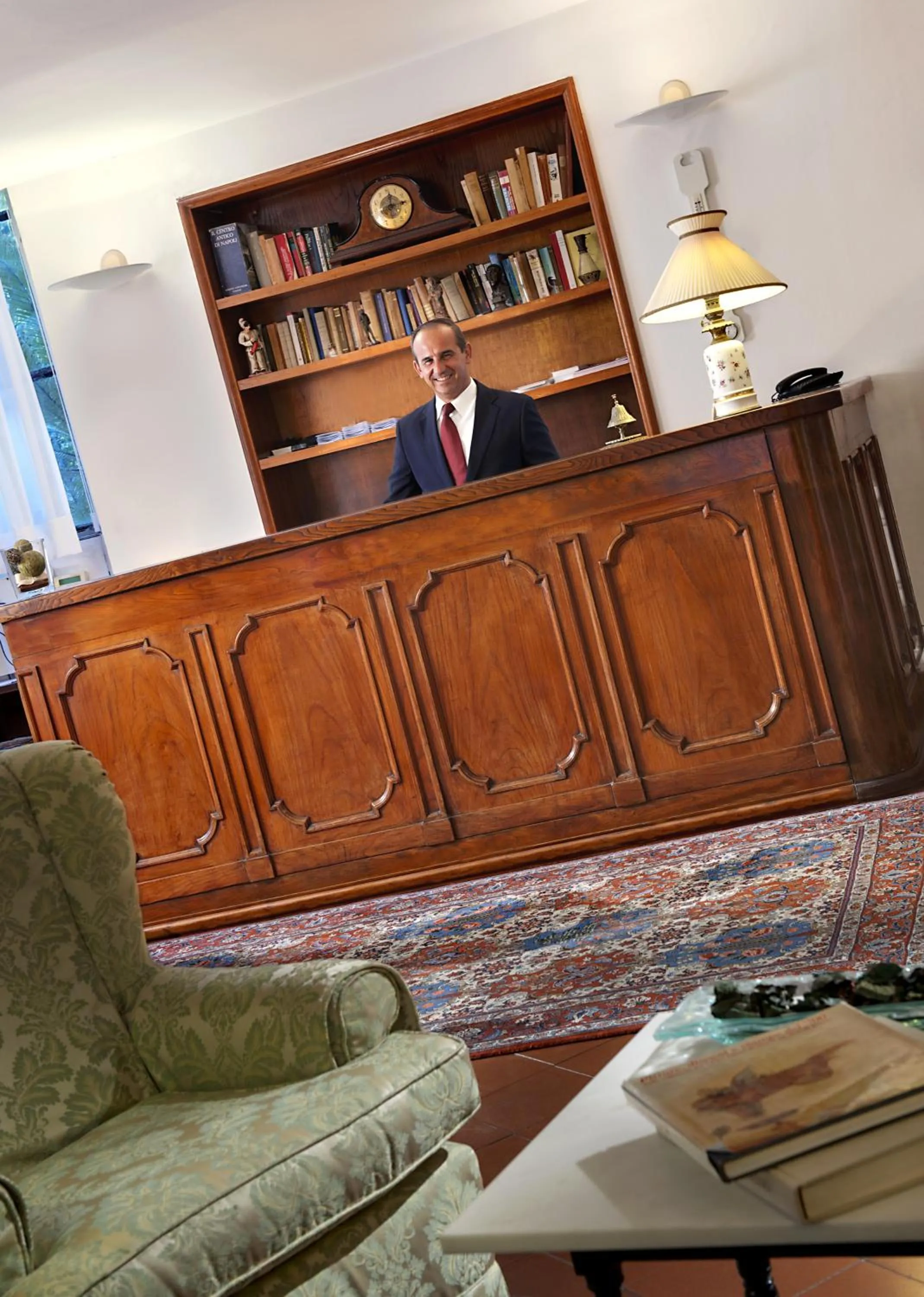 Library in Hotel La Villarosa Terme